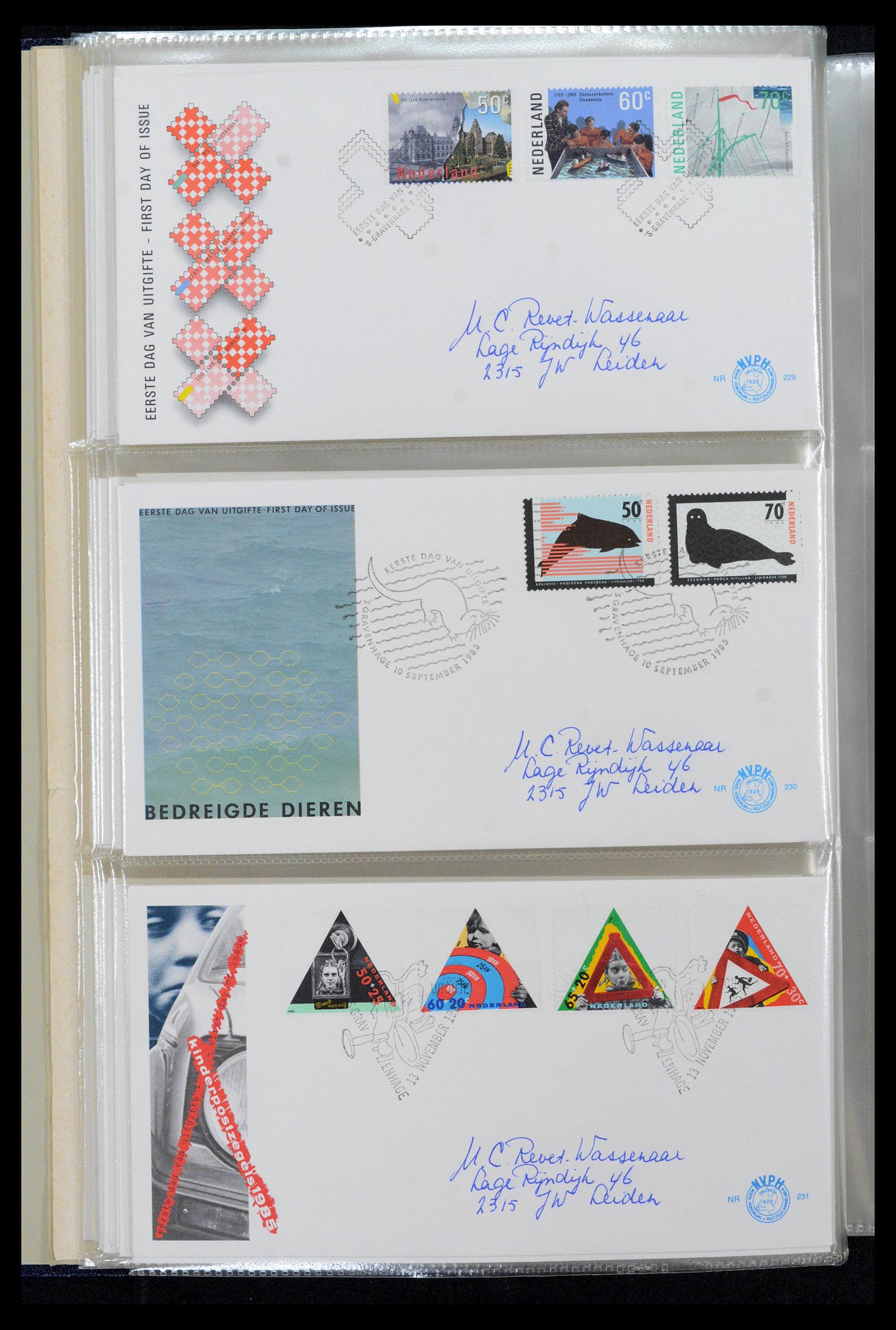 39132 0076 - Postzegelverzameling 39132 Nederland FDC's 1963-2017.