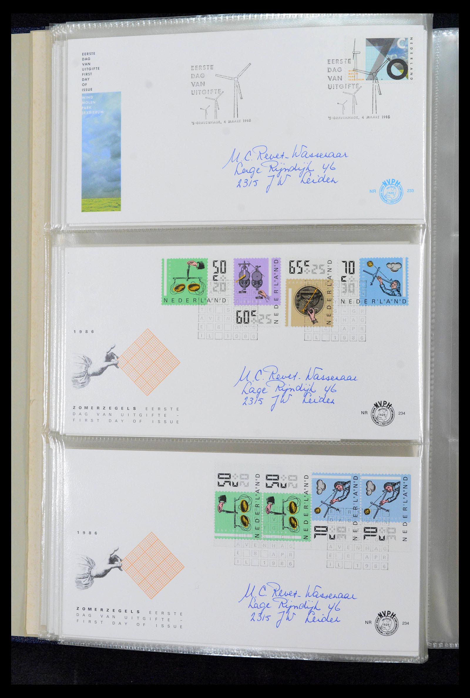 39132 0078 - Postzegelverzameling 39132 Nederland FDC's 1963-2017.