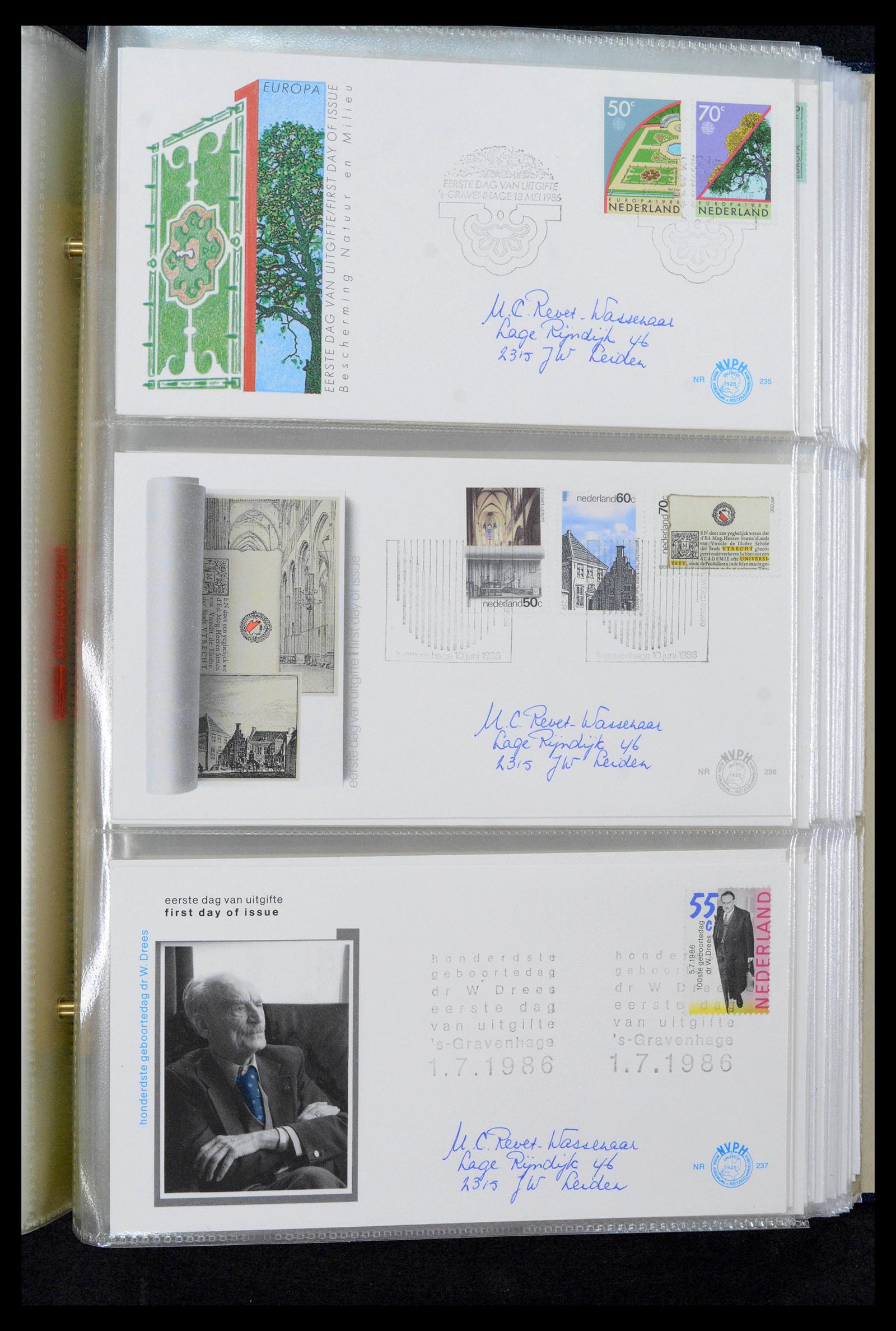 39132 0079 - Postzegelverzameling 39132 Nederland FDC's 1963-2017.