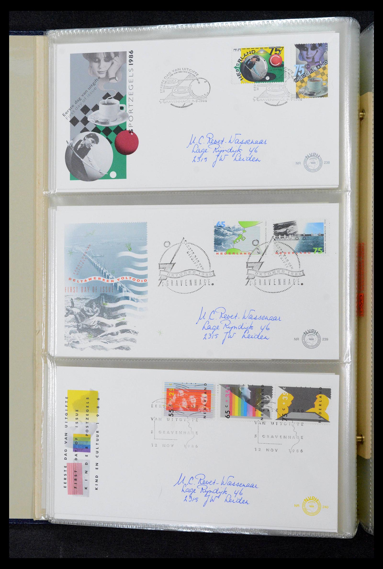 39132 0080 - Postzegelverzameling 39132 Nederland FDC's 1963-2017.