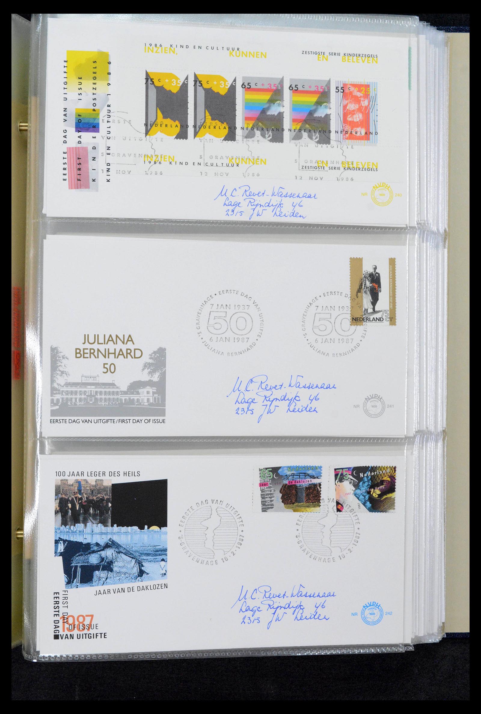 39132 0081 - Postzegelverzameling 39132 Nederland FDC's 1963-2017.