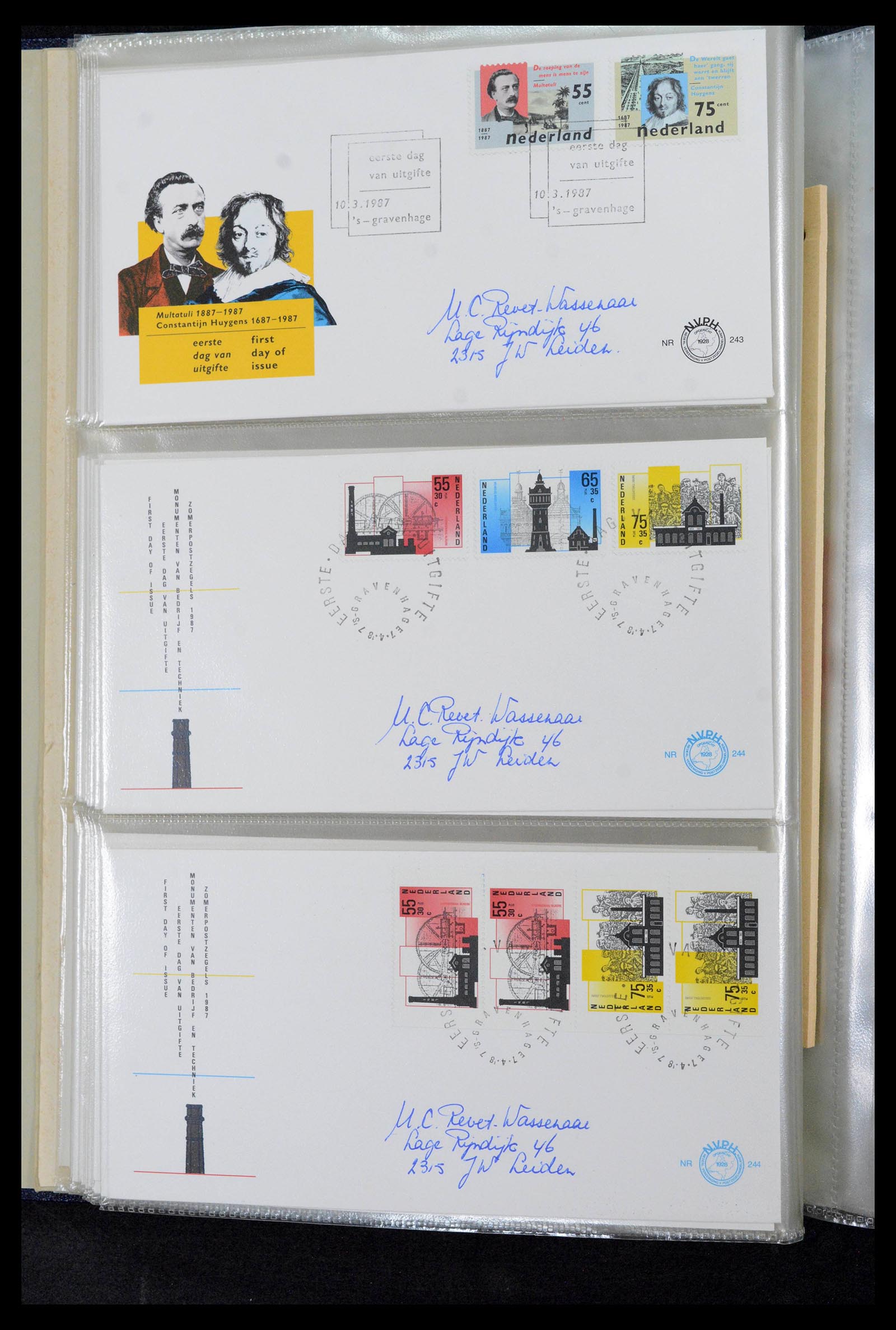 39132 0082 - Postzegelverzameling 39132 Nederland FDC's 1963-2017.