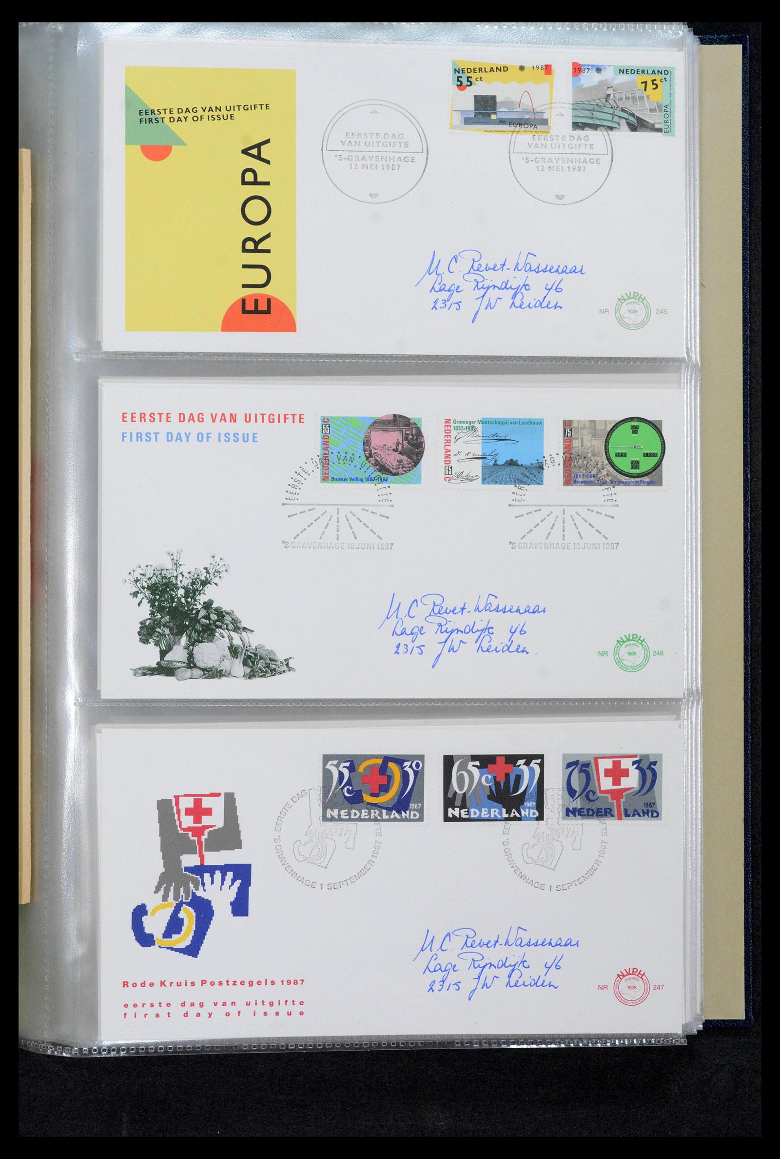 39132 0083 - Postzegelverzameling 39132 Nederland FDC's 1963-2017.