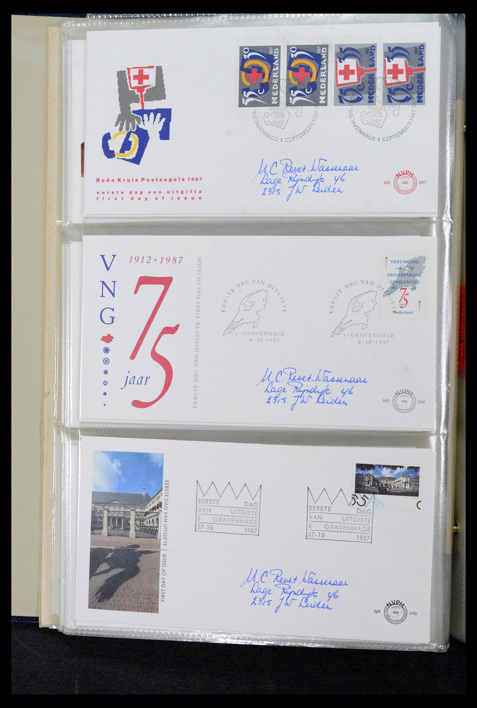 39132 0084 - Postzegelverzameling 39132 Nederland FDC's 1963-2017.