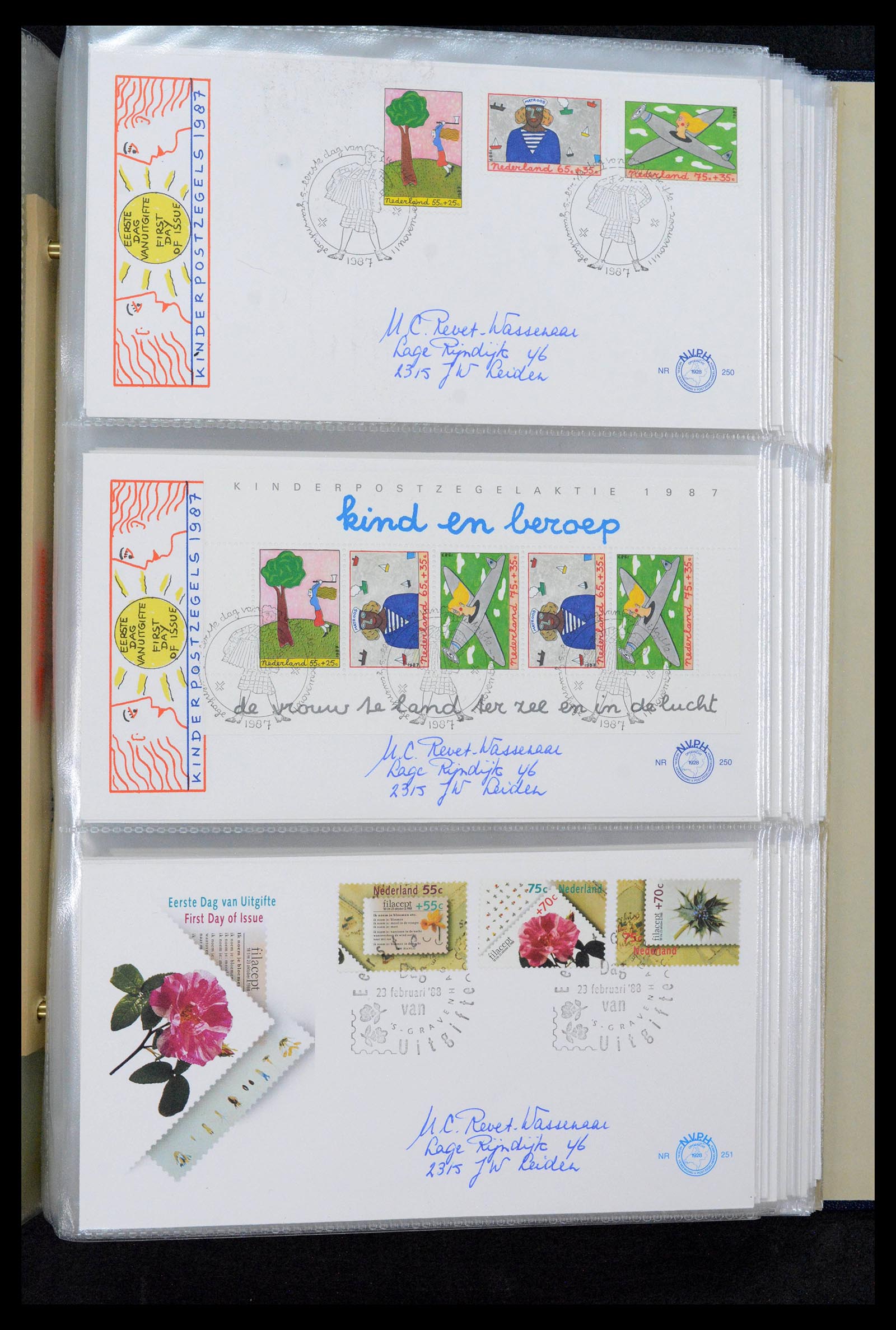 39132 0085 - Postzegelverzameling 39132 Nederland FDC's 1963-2017.