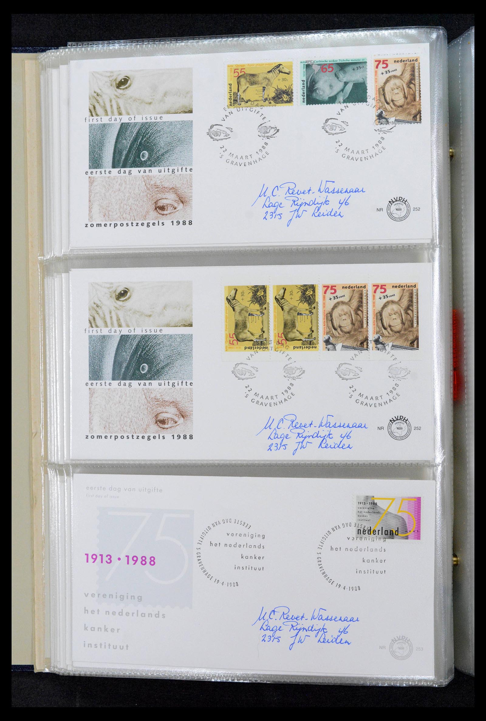 39132 0086 - Postzegelverzameling 39132 Nederland FDC's 1963-2017.