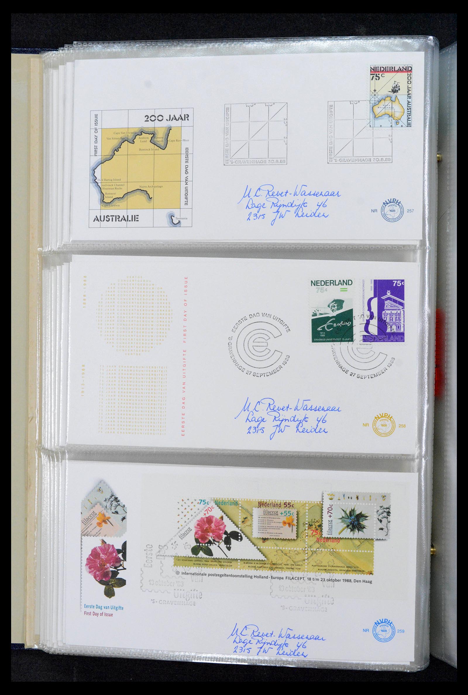 39132 0088 - Postzegelverzameling 39132 Nederland FDC's 1963-2017.