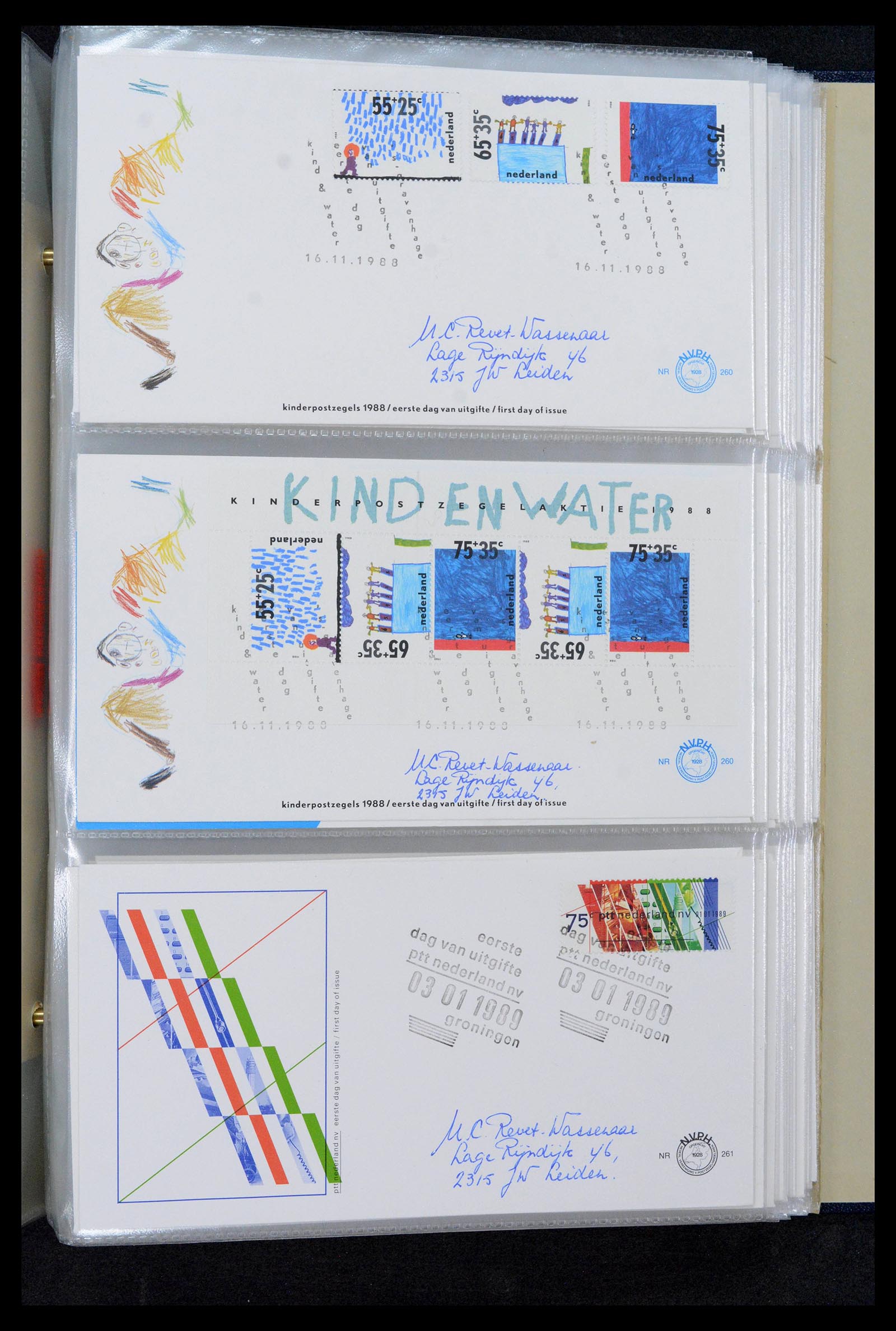 39132 0089 - Postzegelverzameling 39132 Nederland FDC's 1963-2017.