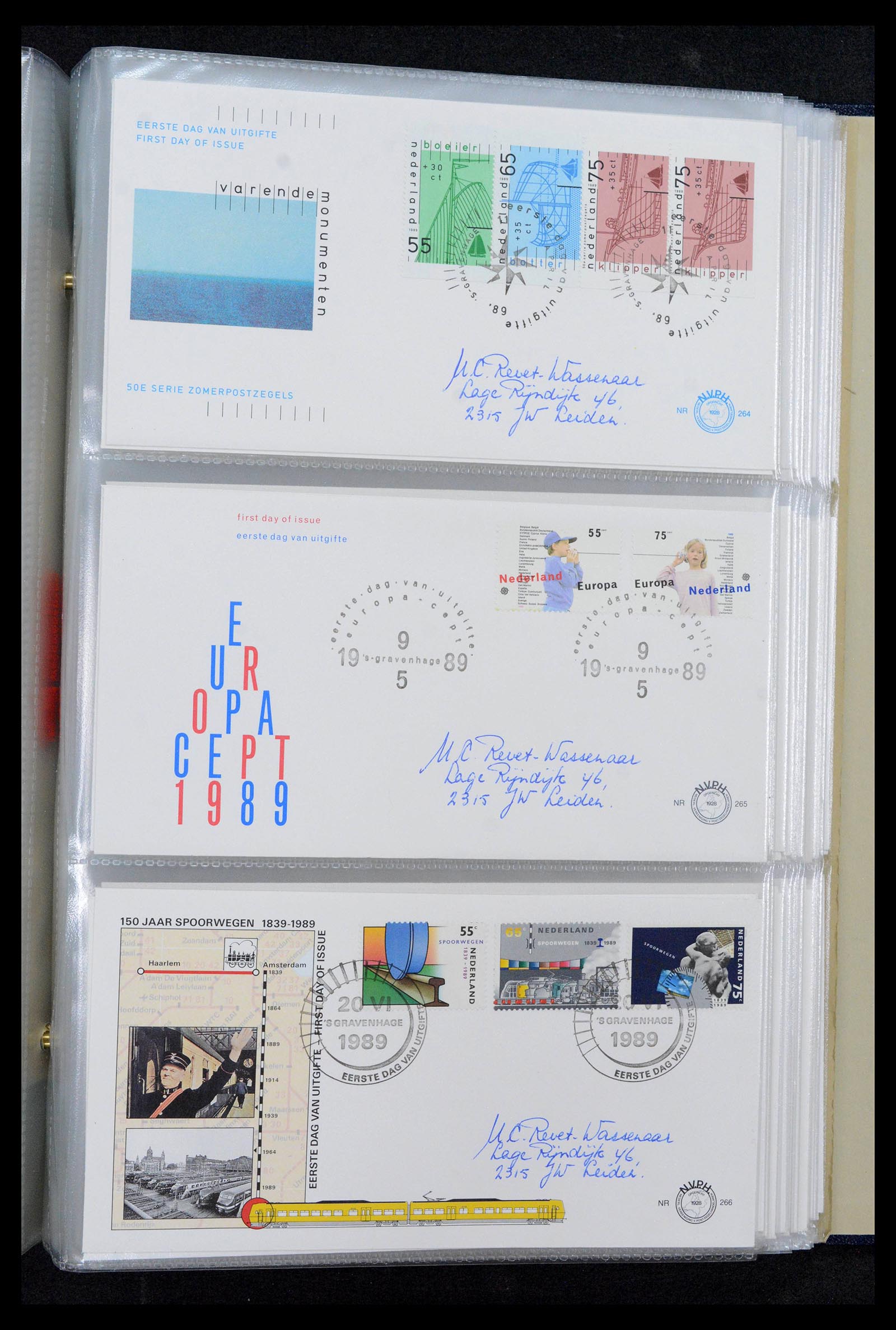 39132 0091 - Postzegelverzameling 39132 Nederland FDC's 1963-2017.