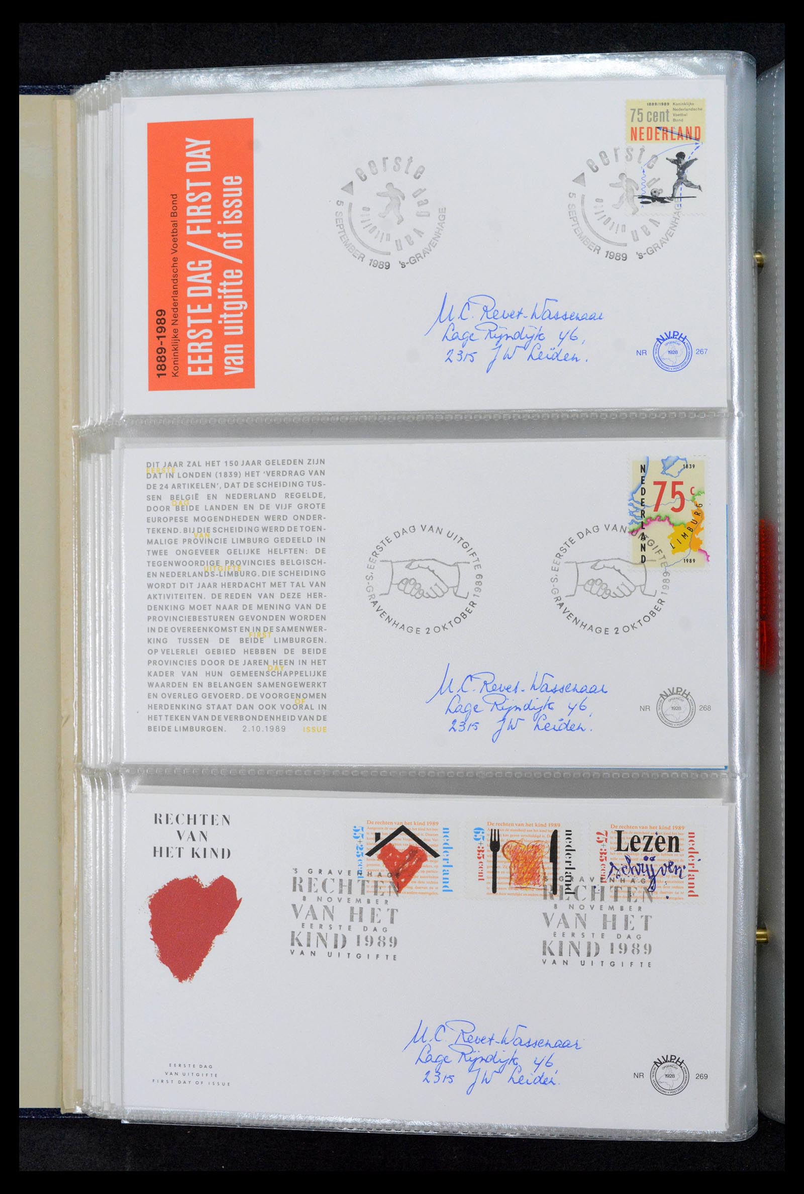 39132 0092 - Postzegelverzameling 39132 Nederland FDC's 1963-2017.