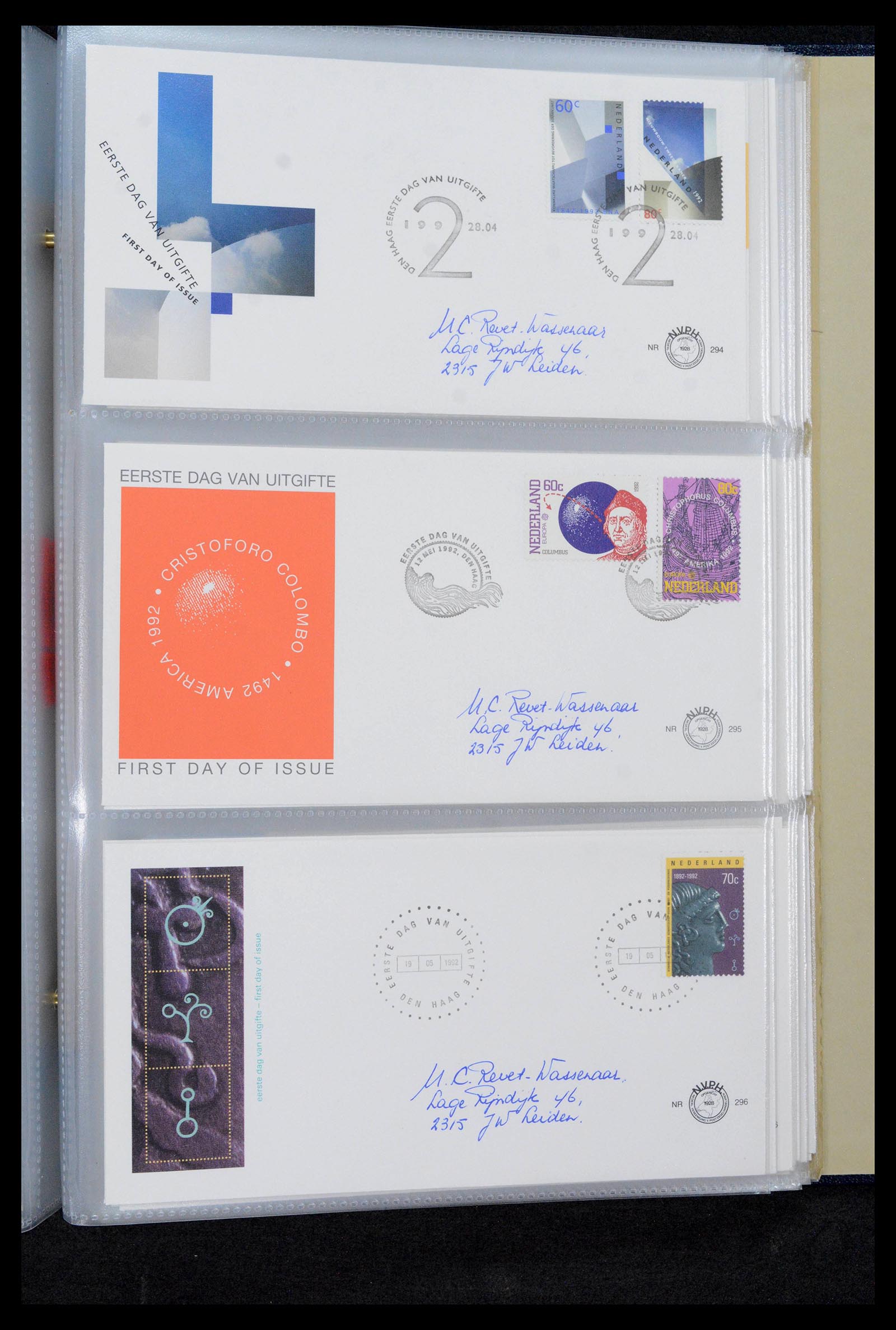 39132 0103 - Postzegelverzameling 39132 Nederland FDC's 1963-2017.