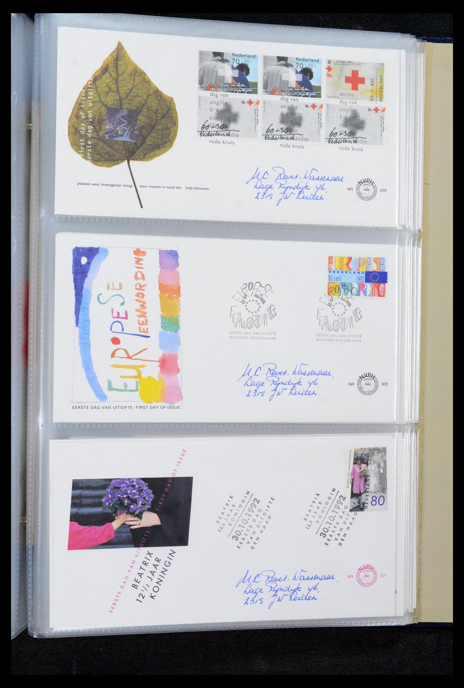 39132 0105 - Postzegelverzameling 39132 Nederland FDC's 1963-2017.