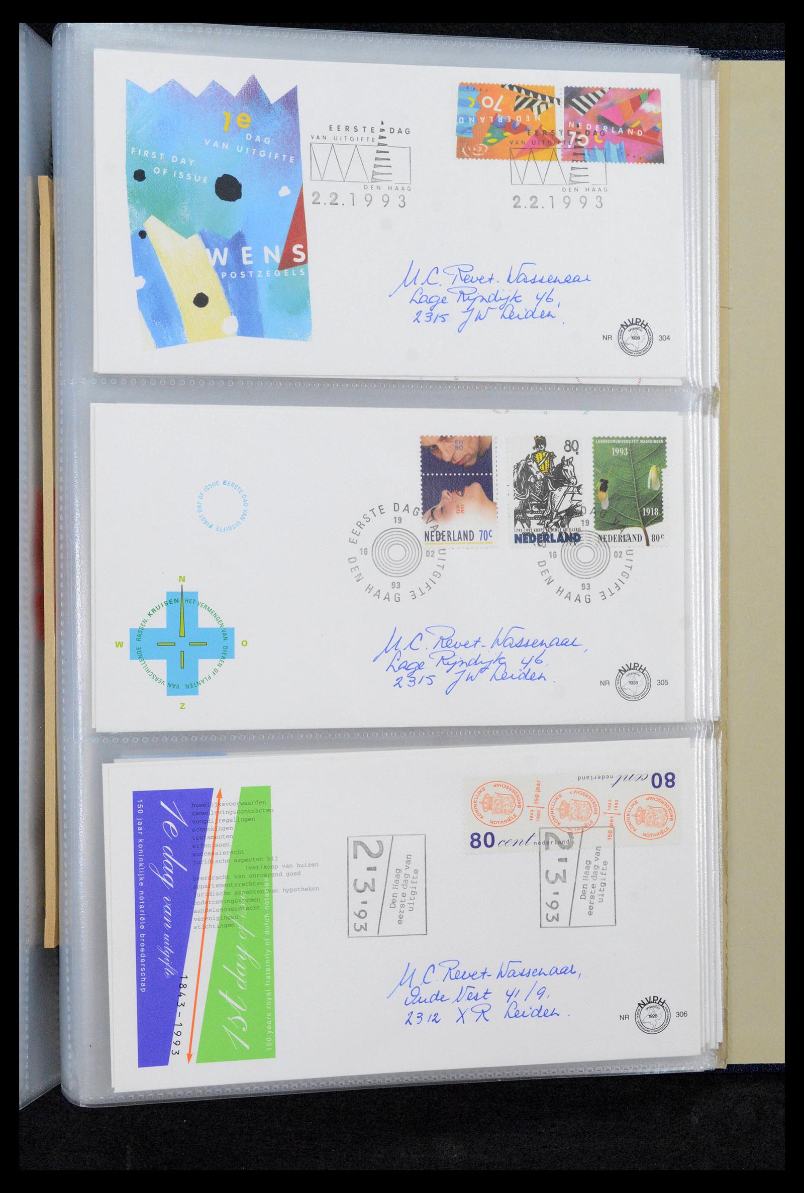 39132 0107 - Postzegelverzameling 39132 Nederland FDC's 1963-2017.