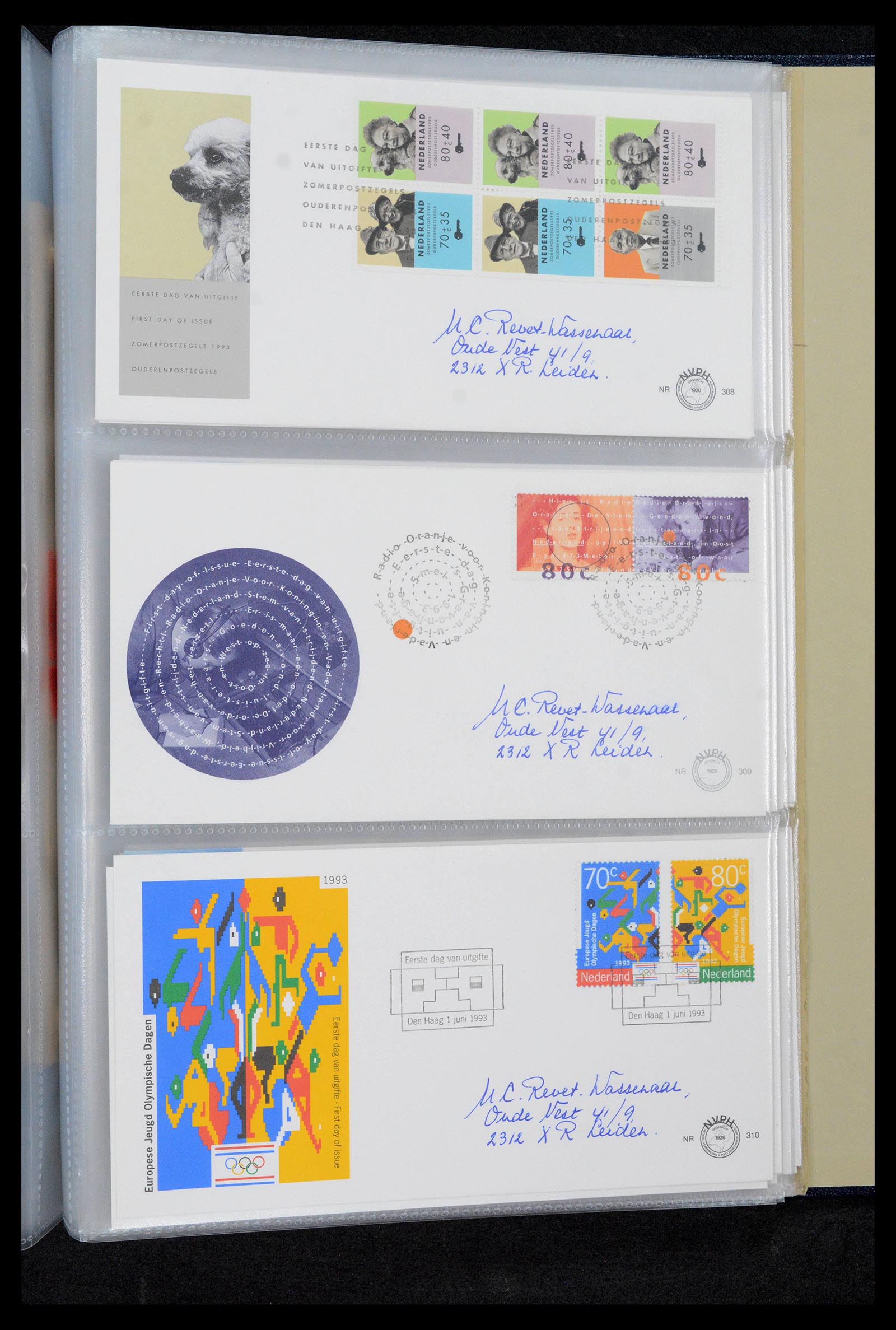 39132 0109 - Postzegelverzameling 39132 Nederland FDC's 1963-2017.
