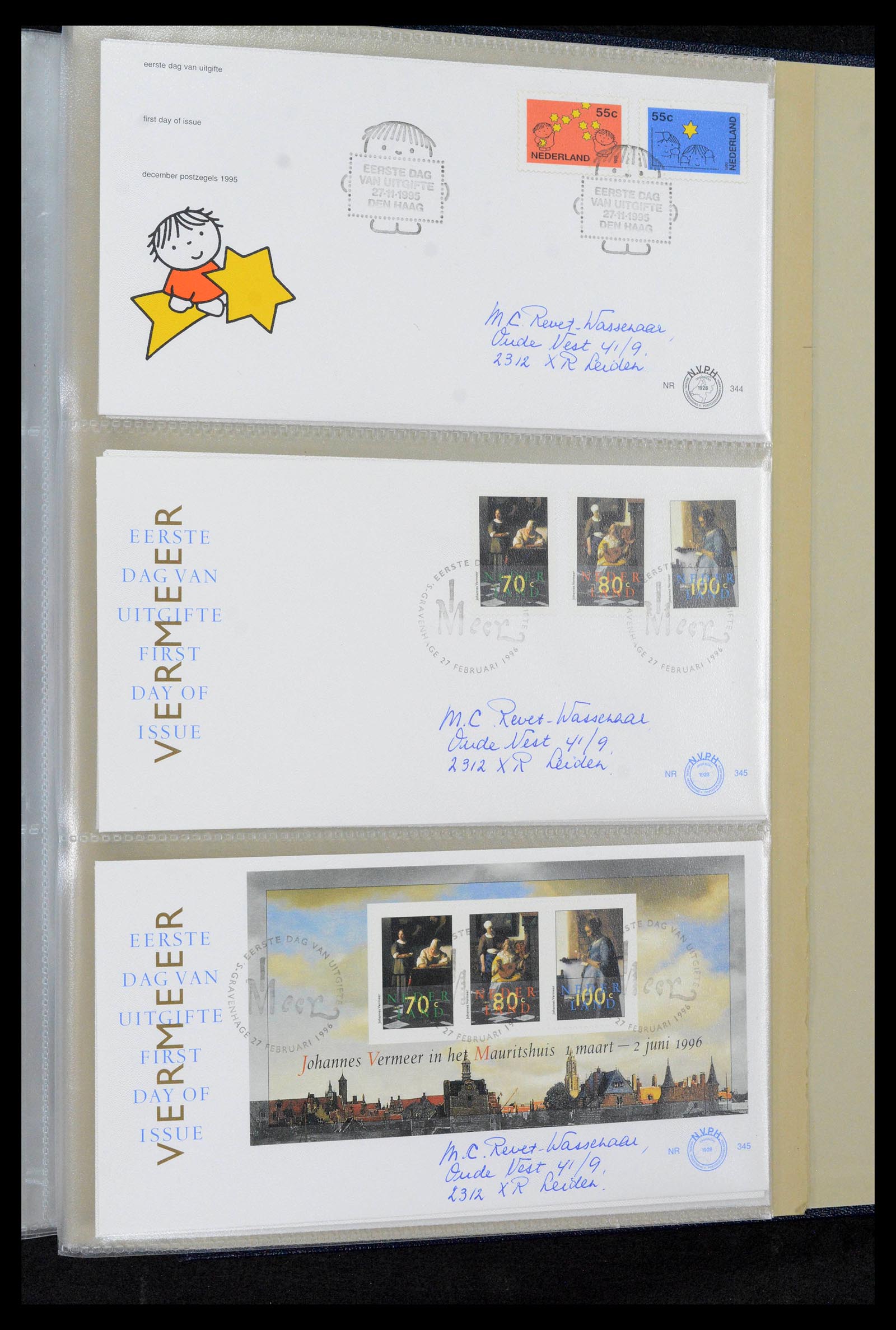 39132 0123 - Postzegelverzameling 39132 Nederland FDC's 1963-2017.