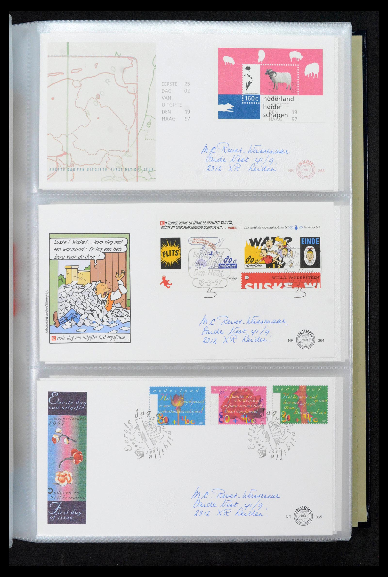 39132 0131 - Postzegelverzameling 39132 Nederland FDC's 1963-2017.