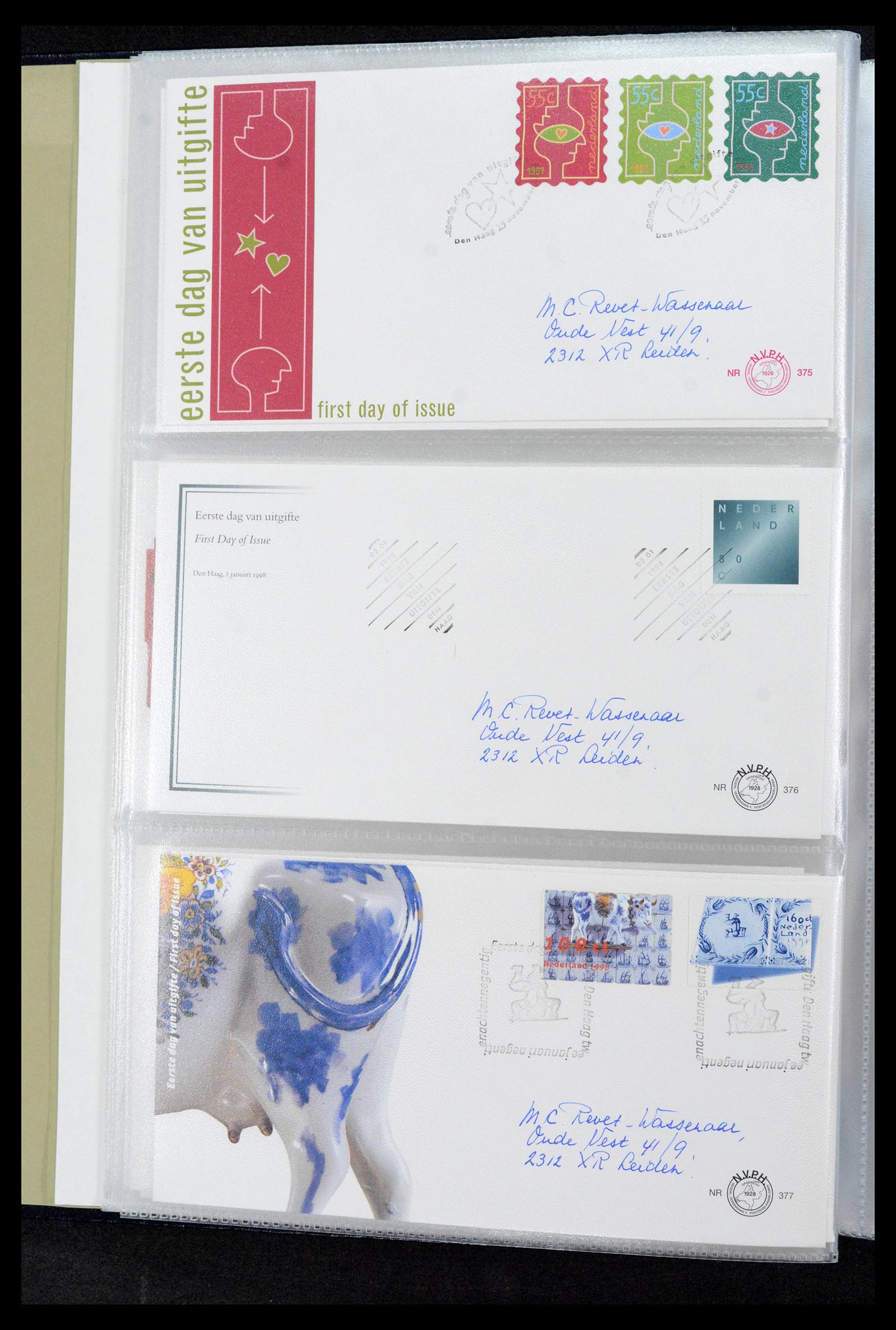 39132 0136 - Postzegelverzameling 39132 Nederland FDC's 1963-2017.