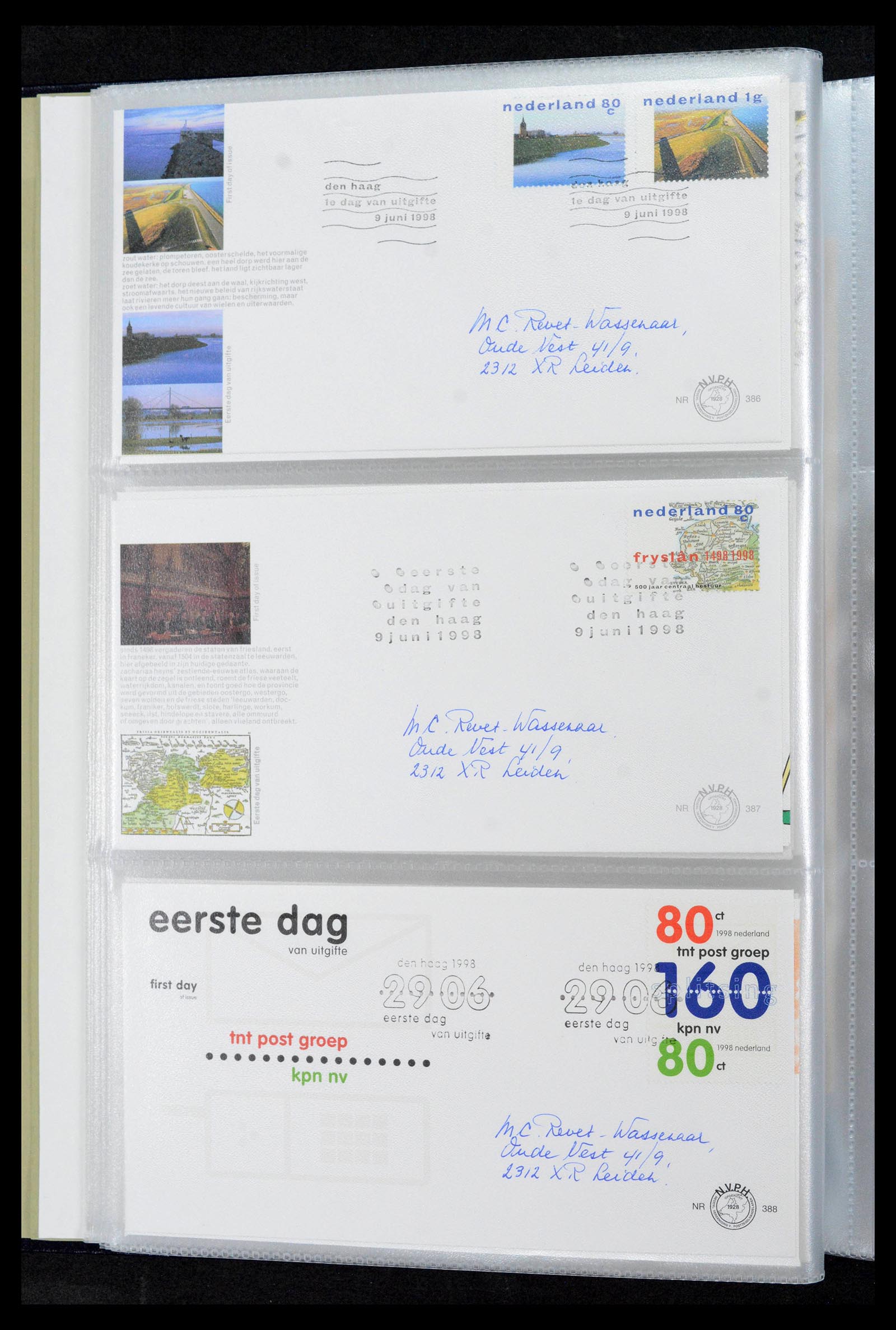 39132 0140 - Postzegelverzameling 39132 Nederland FDC's 1963-2017.