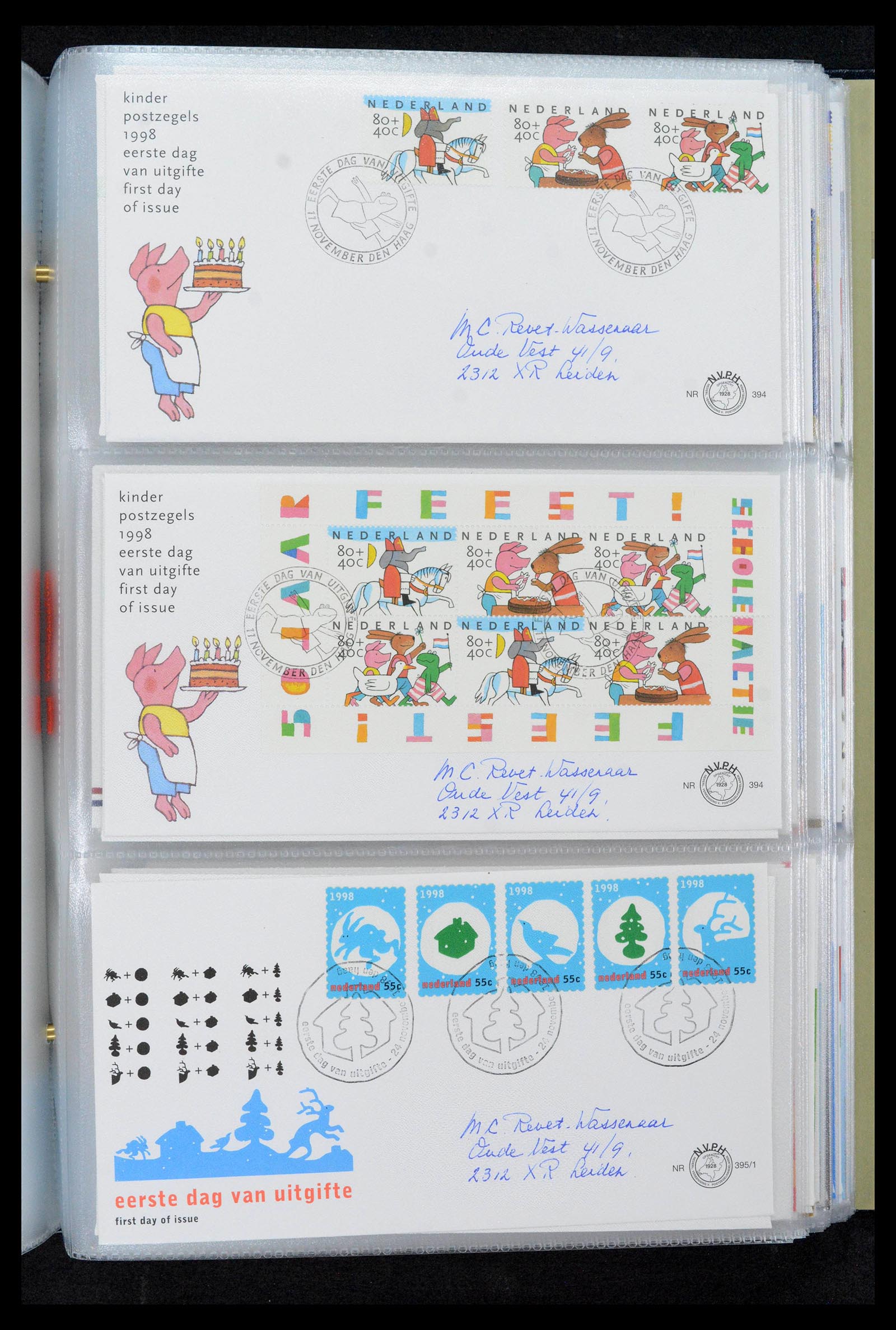 39132 0143 - Postzegelverzameling 39132 Nederland FDC's 1963-2017.
