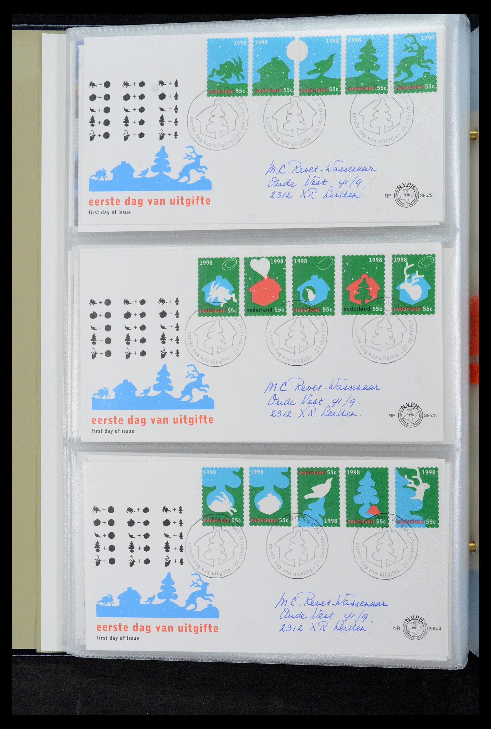 39132 0144 - Postzegelverzameling 39132 Nederland FDC's 1963-2017.