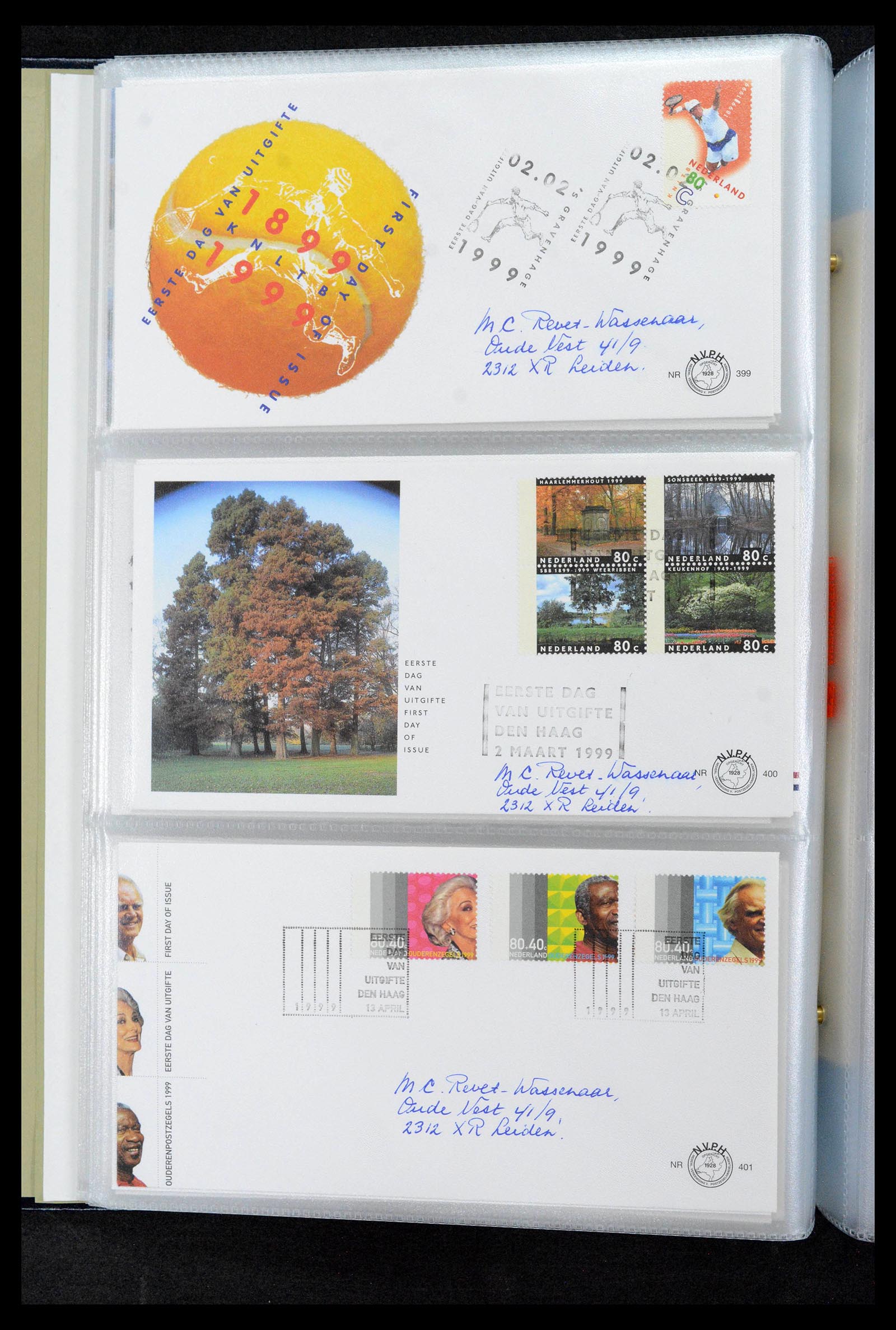 39132 0146 - Postzegelverzameling 39132 Nederland FDC's 1963-2017.