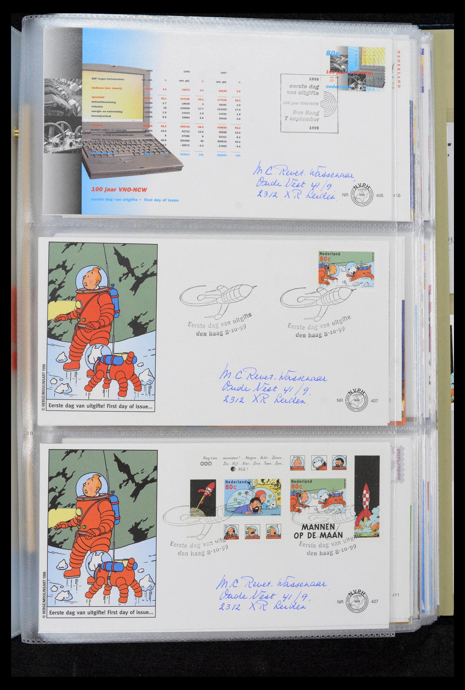 39132 0149 - Postzegelverzameling 39132 Nederland FDC's 1963-2017.