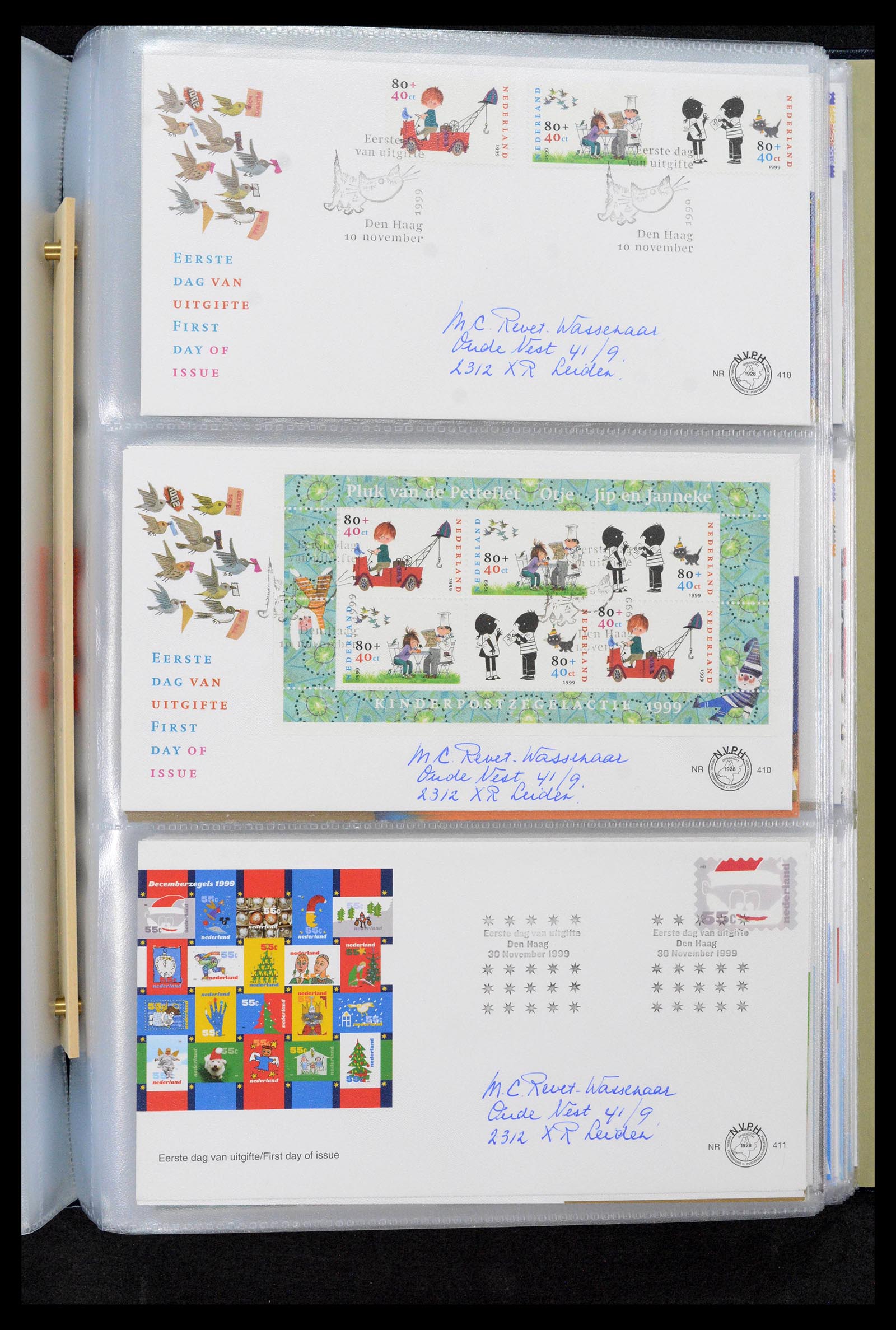 39132 0151 - Postzegelverzameling 39132 Nederland FDC's 1963-2017.
