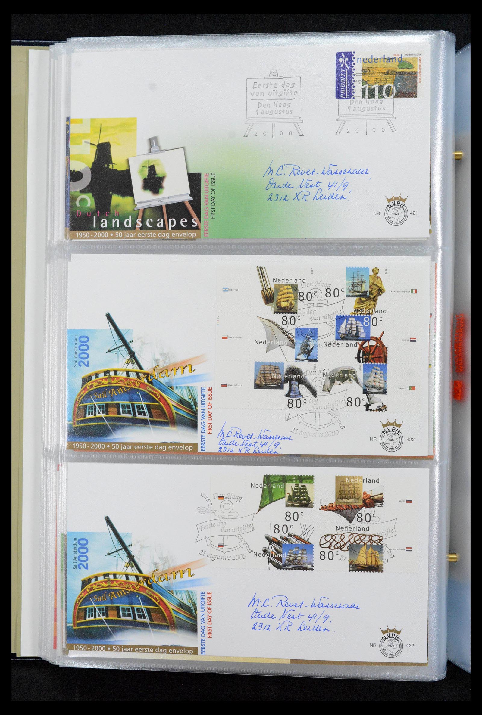 39132 0156 - Postzegelverzameling 39132 Nederland FDC's 1963-2017.
