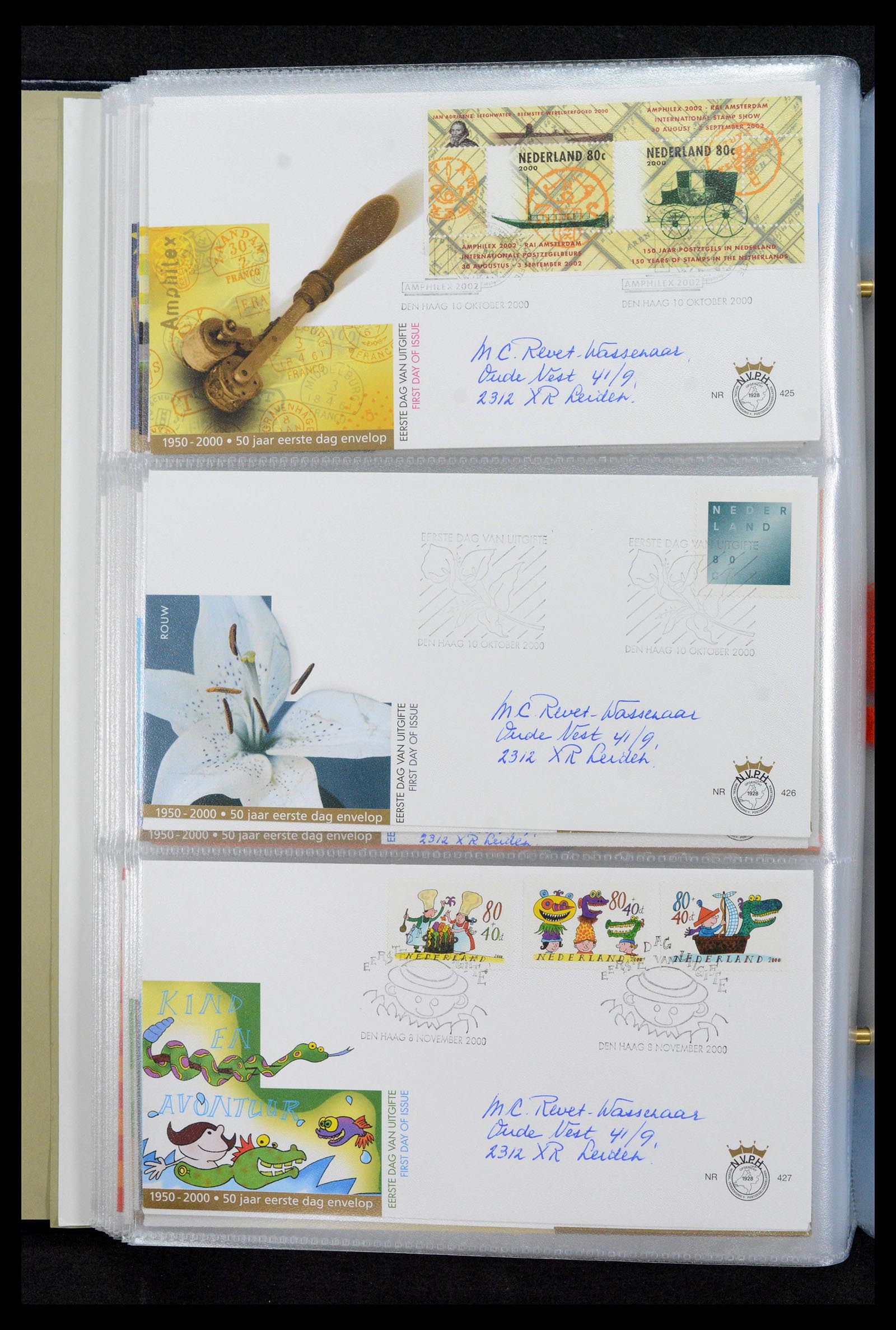 39132 0158 - Postzegelverzameling 39132 Nederland FDC's 1963-2017.