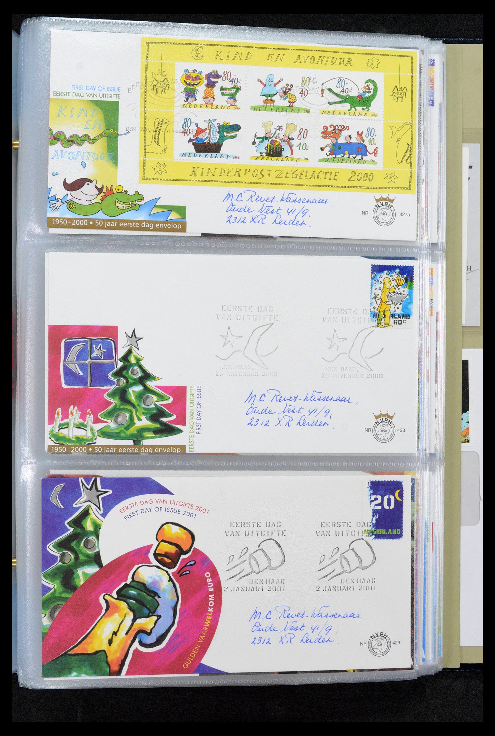 39132 0159 - Postzegelverzameling 39132 Nederland FDC's 1963-2017.