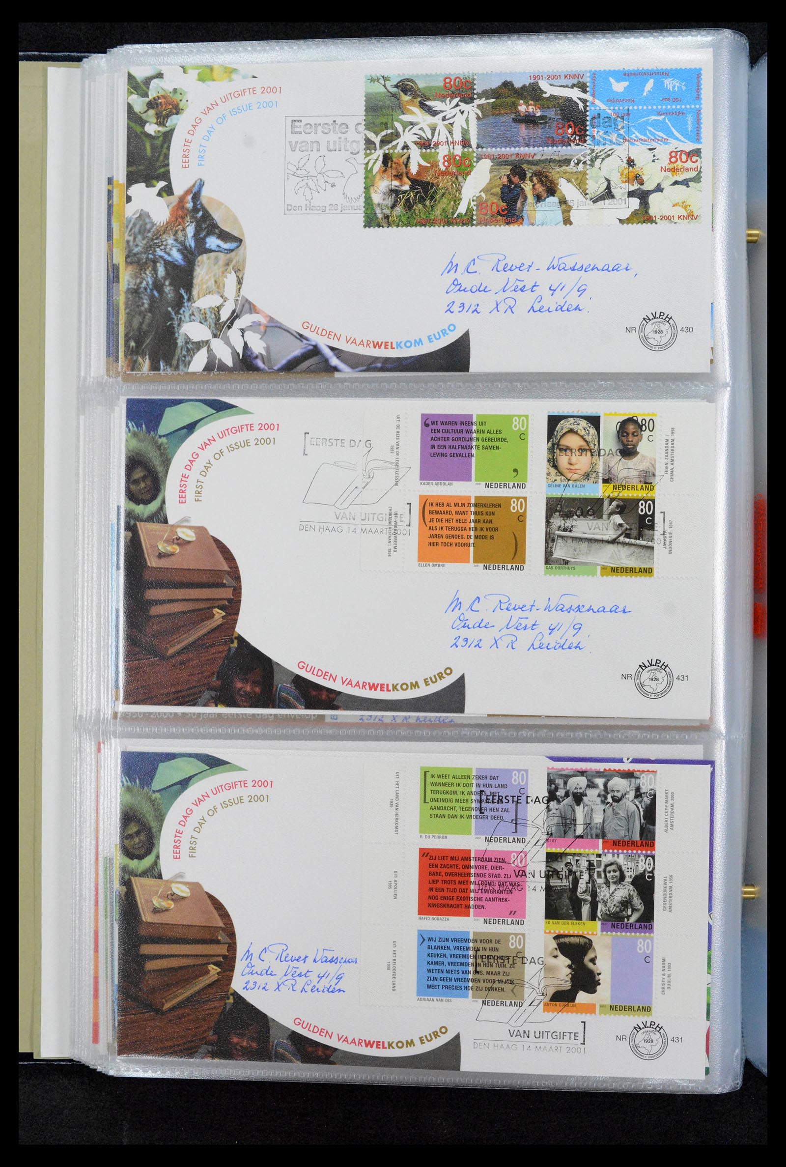 39132 0160 - Postzegelverzameling 39132 Nederland FDC's 1963-2017.