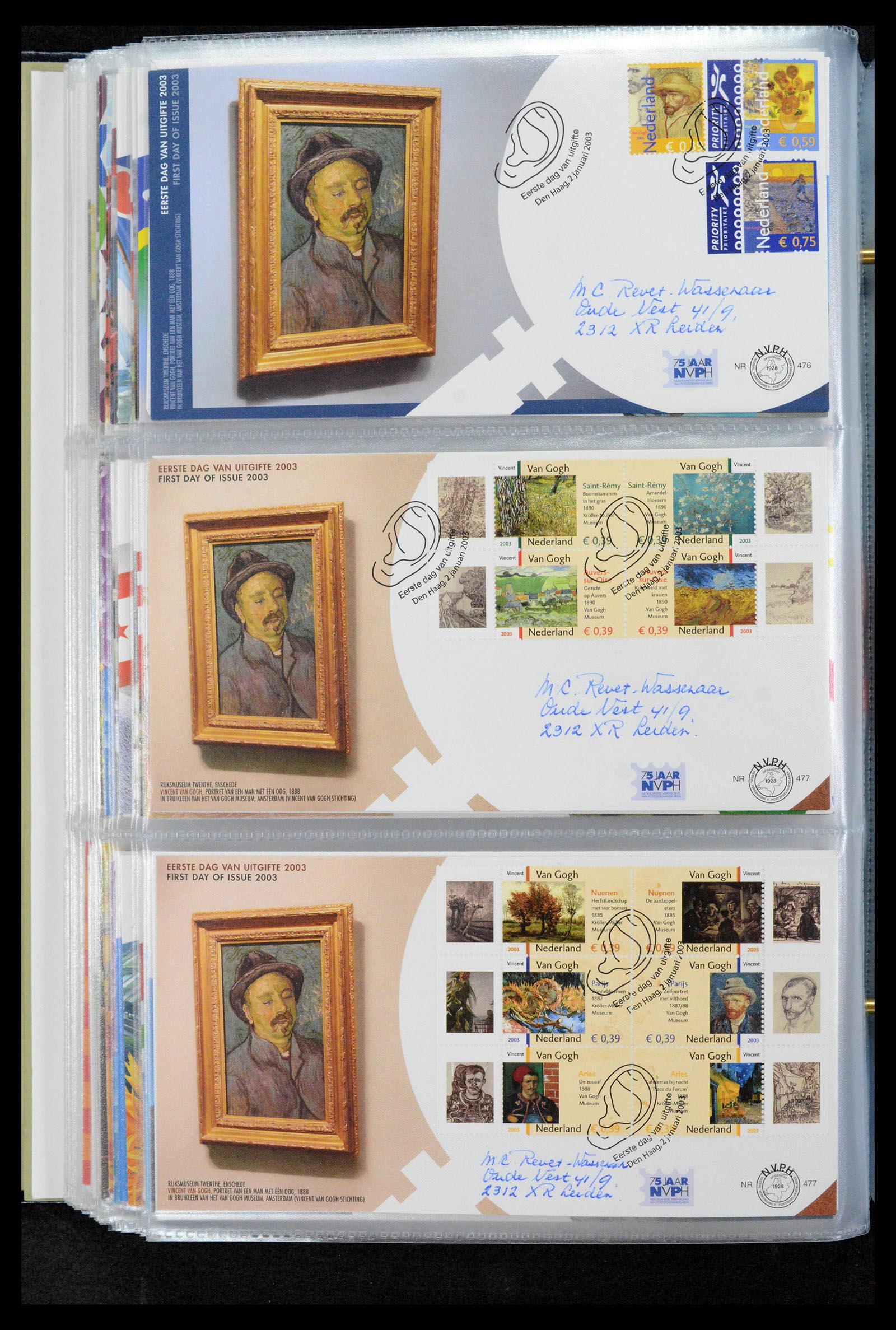 39132 0178 - Postzegelverzameling 39132 Nederland FDC's 1963-2017.