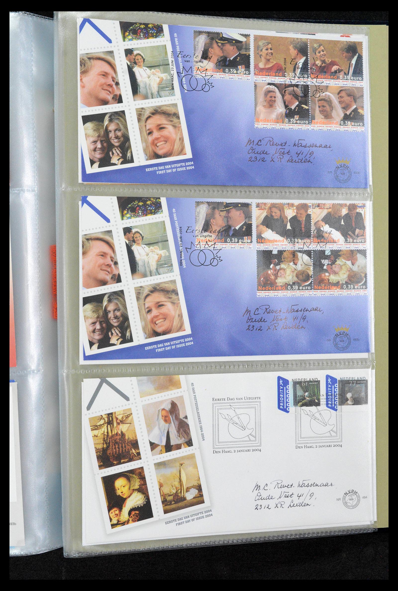 39132 0187 - Postzegelverzameling 39132 Nederland FDC's 1963-2017.