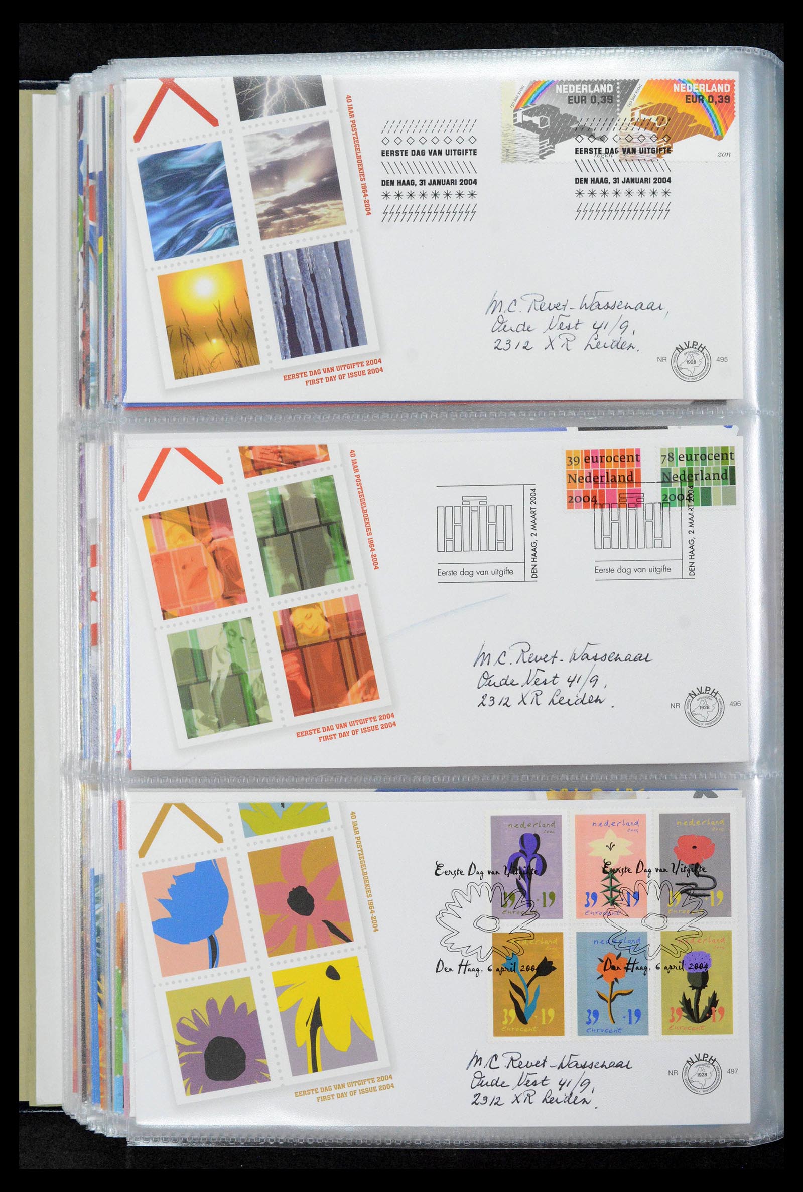 39132 0188 - Postzegelverzameling 39132 Nederland FDC's 1963-2017.
