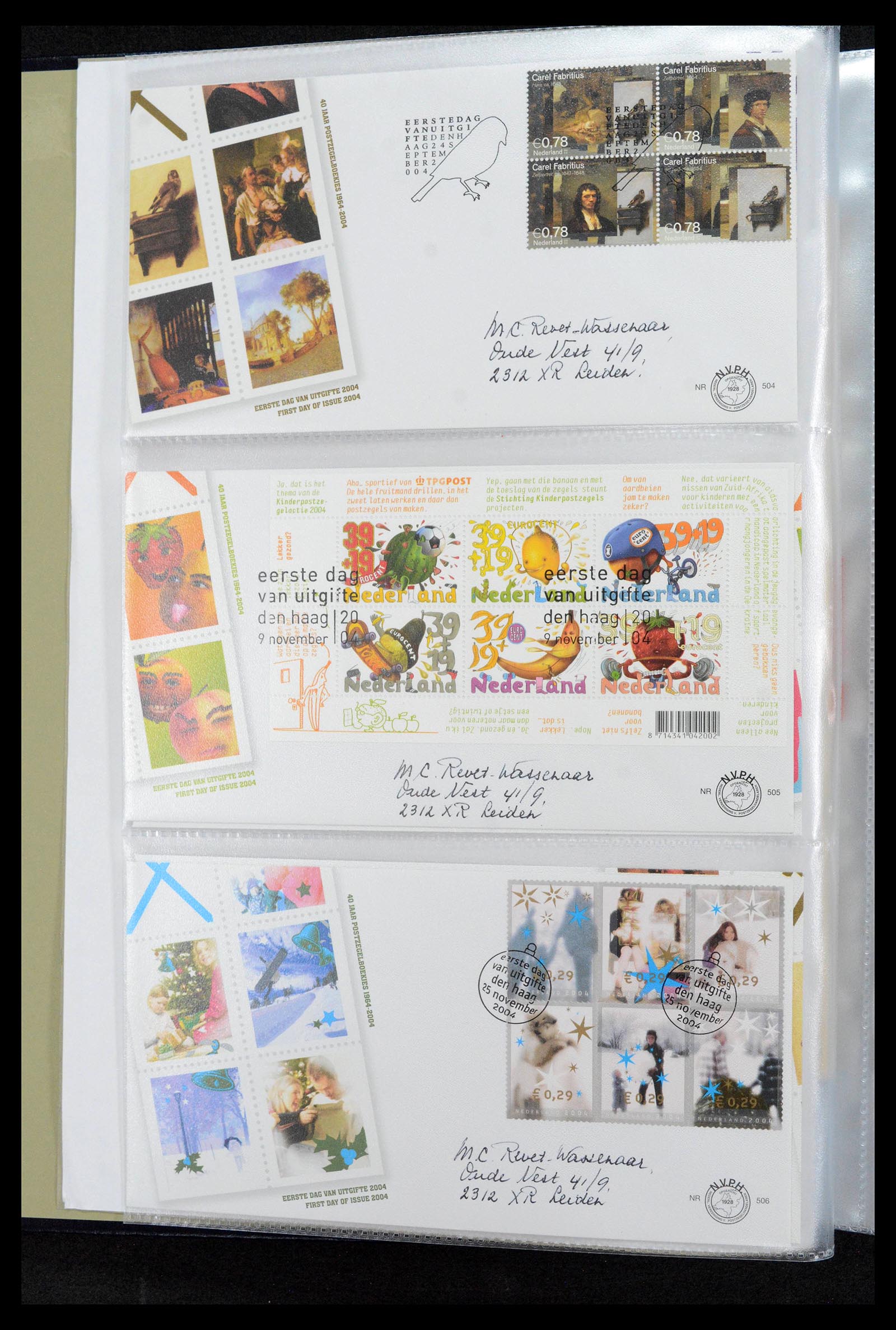 39132 0193 - Postzegelverzameling 39132 Nederland FDC's 1963-2017.