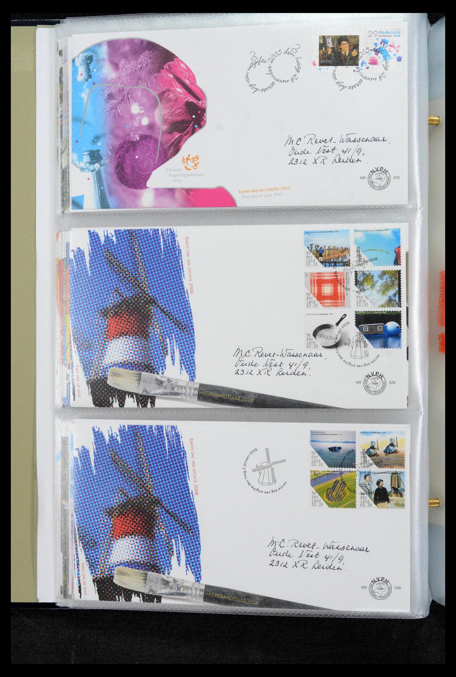 39132 0203 - Postzegelverzameling 39132 Nederland FDC's 1963-2017.