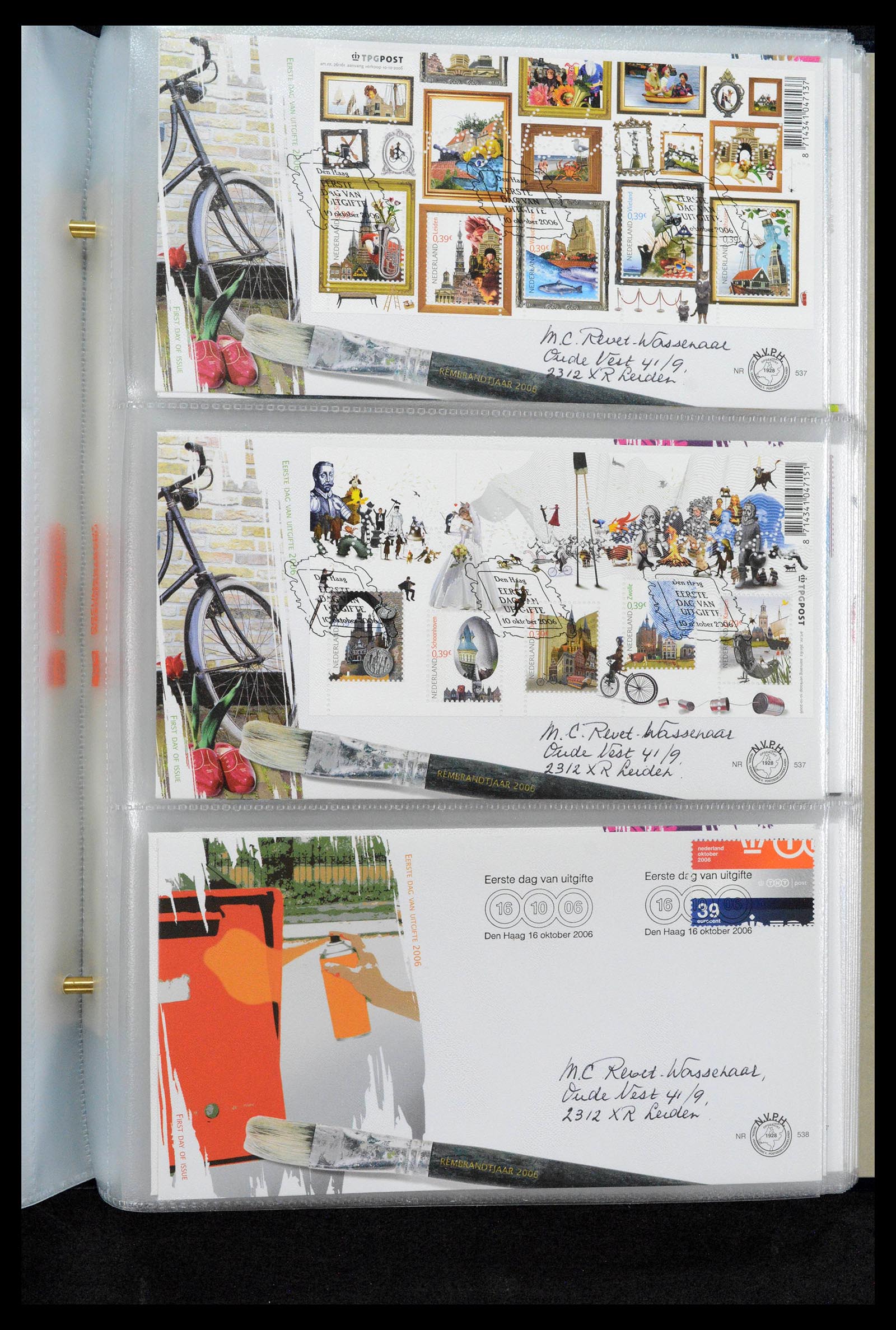 39132 0208 - Postzegelverzameling 39132 Nederland FDC's 1963-2017.