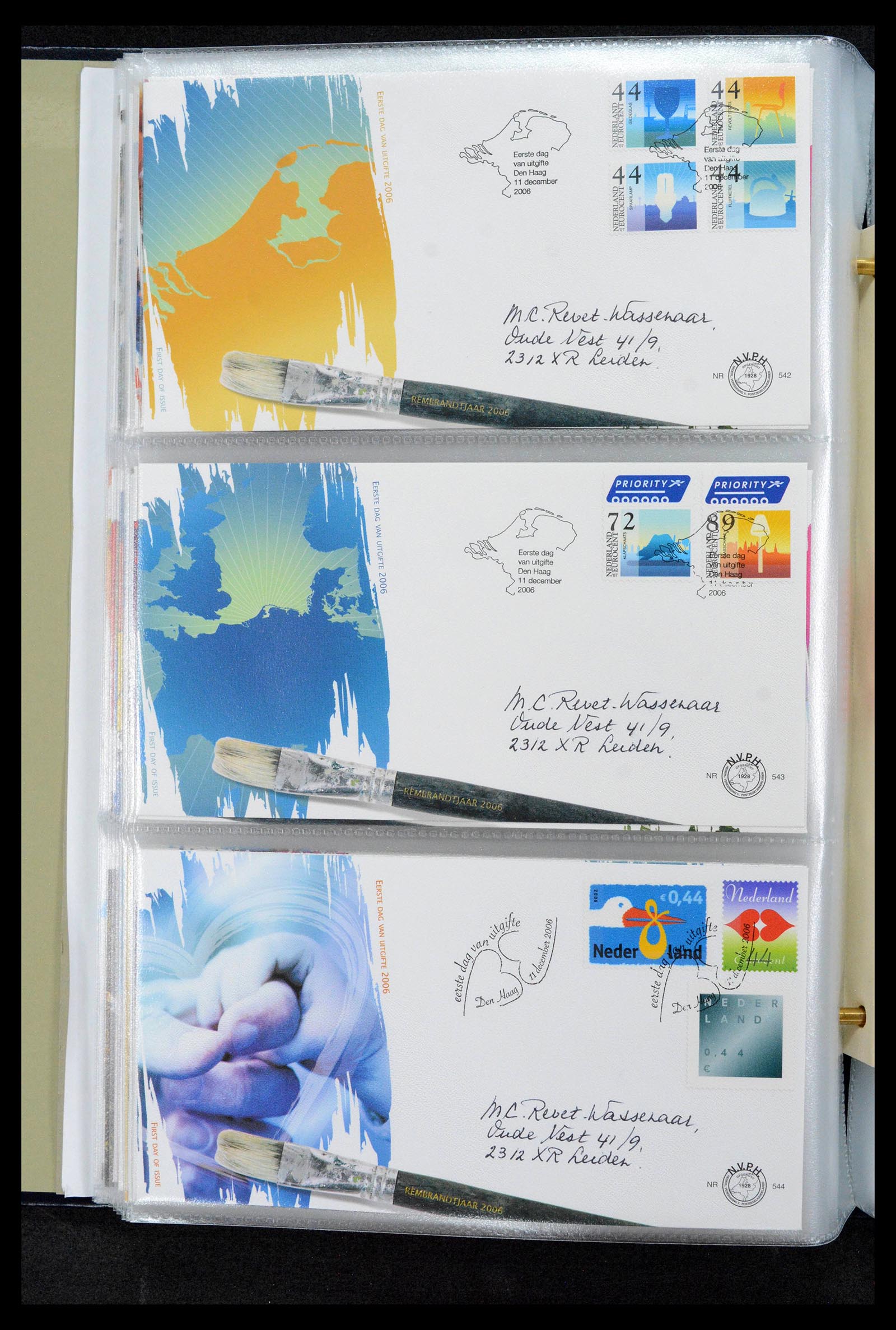 39132 0211 - Postzegelverzameling 39132 Nederland FDC's 1963-2017.