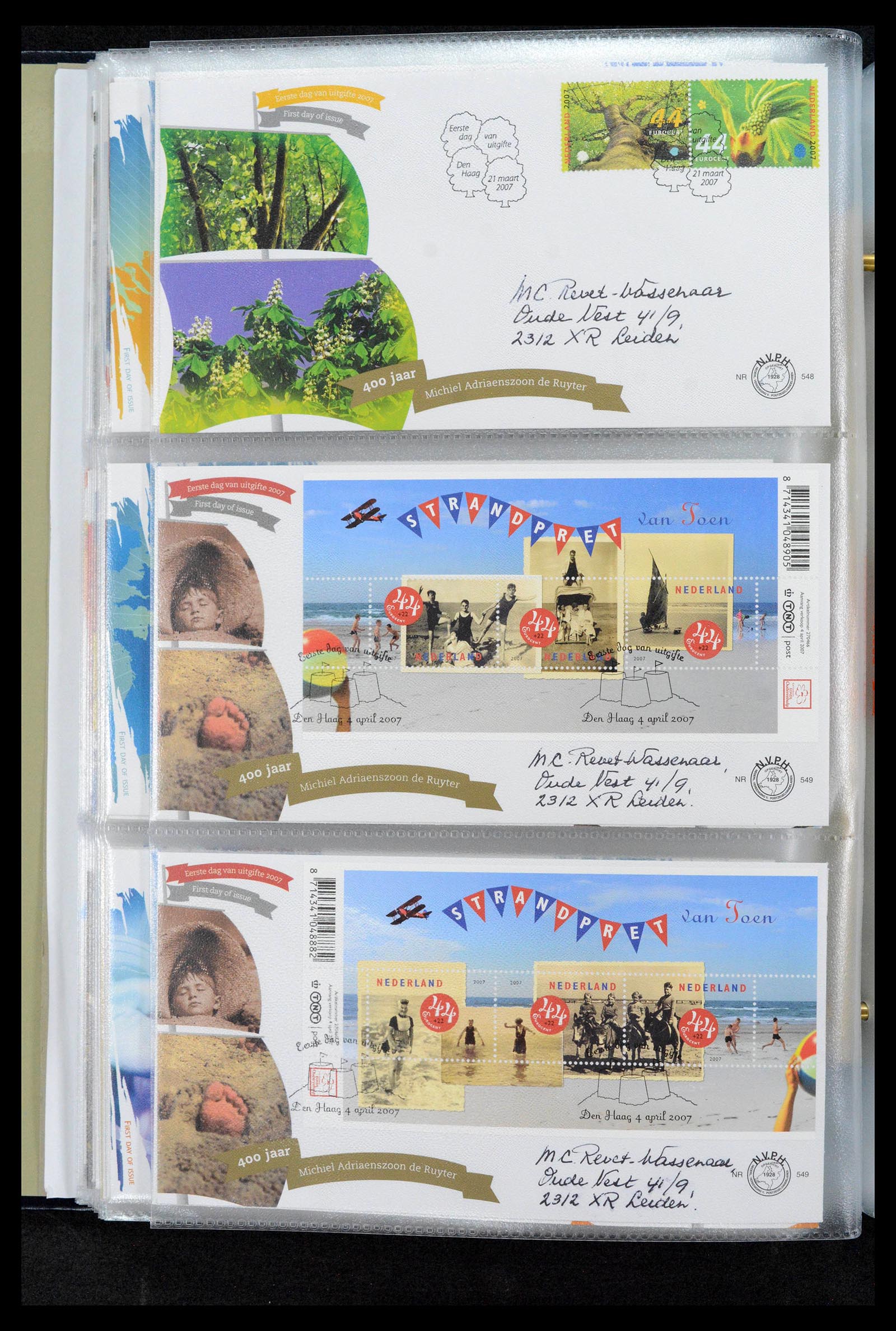 39132 0213 - Postzegelverzameling 39132 Nederland FDC's 1963-2017.