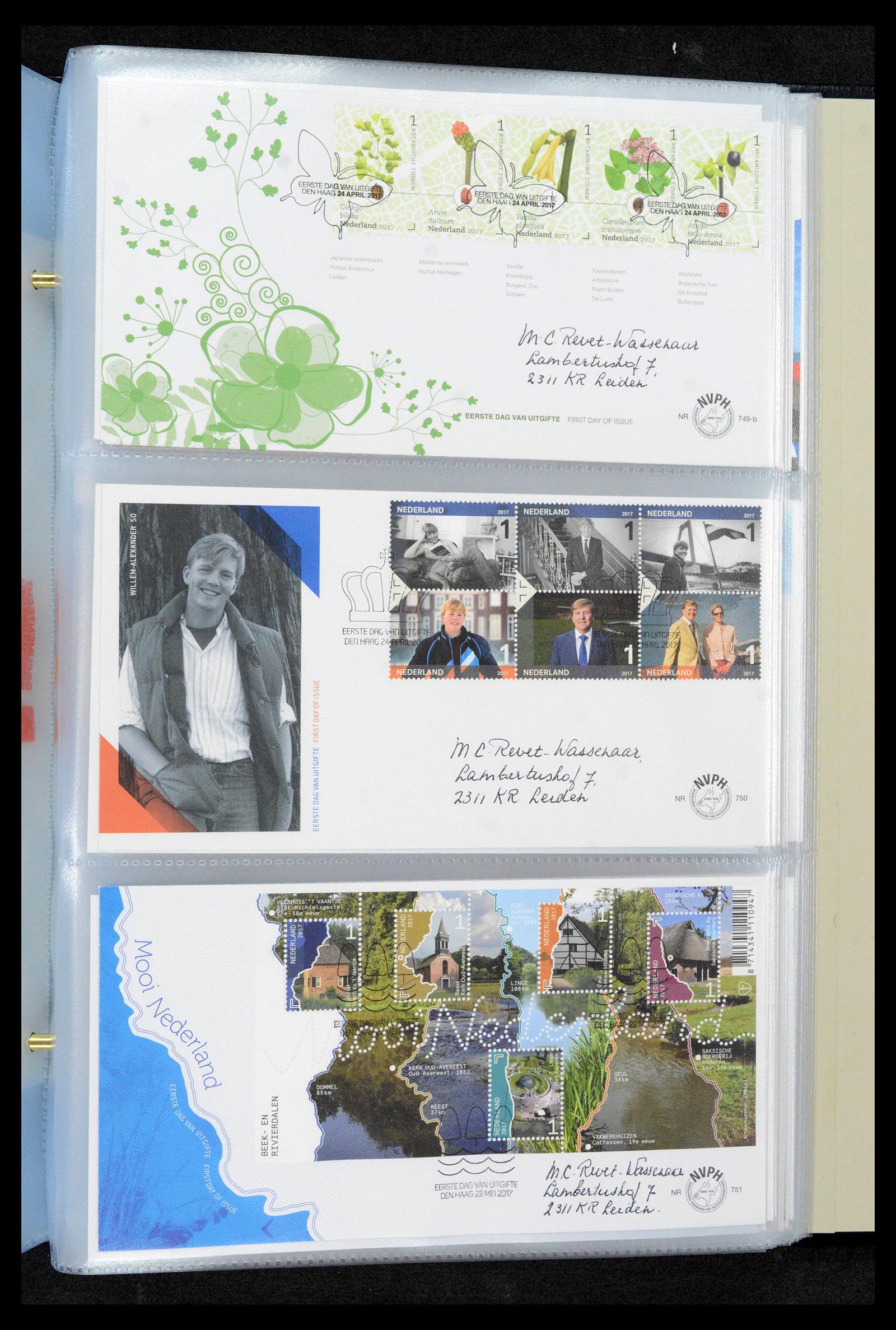 39132 0302 - Postzegelverzameling 39132 Nederland FDC's 1963-2017.