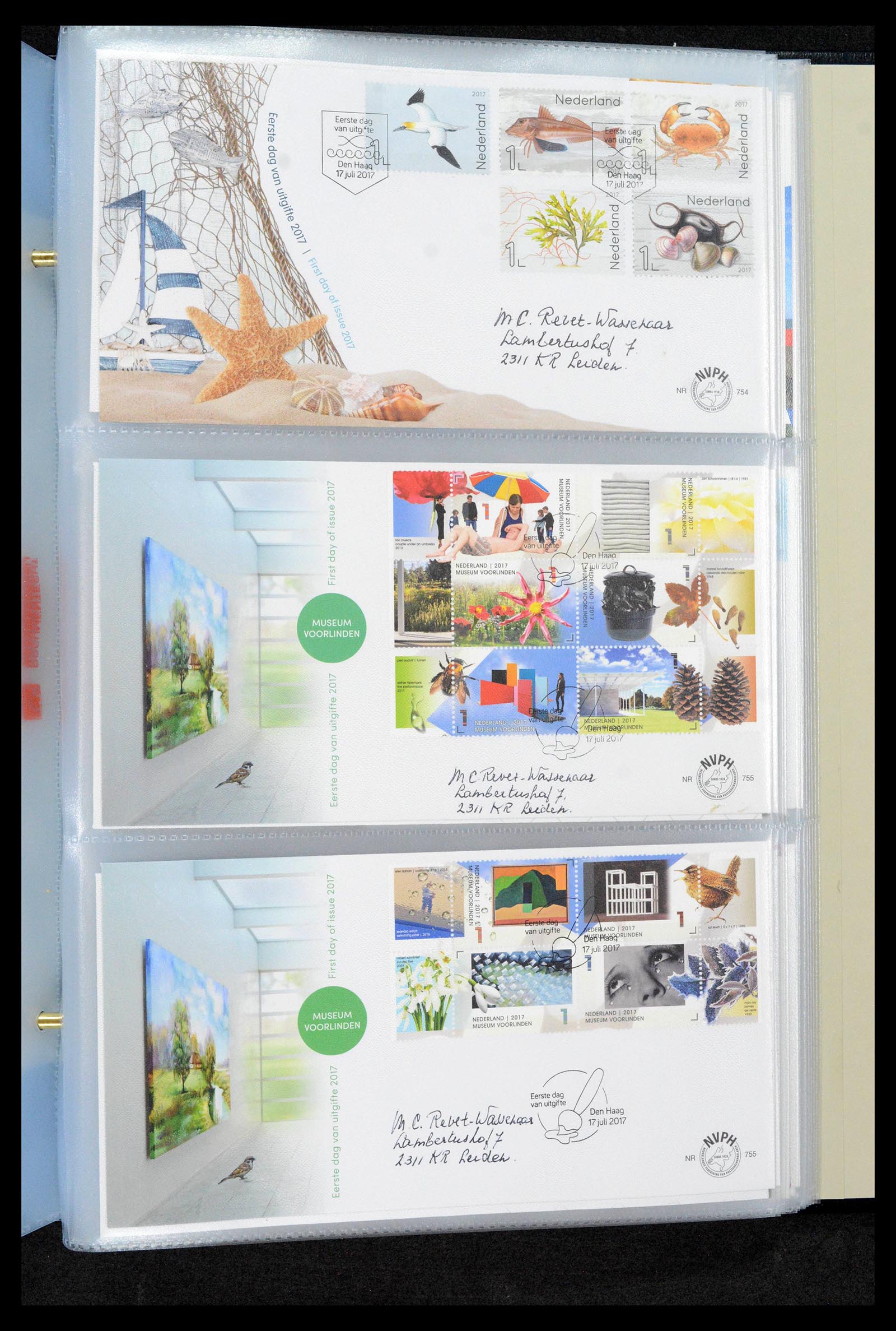 39132 0304 - Postzegelverzameling 39132 Nederland FDC's 1963-2017.