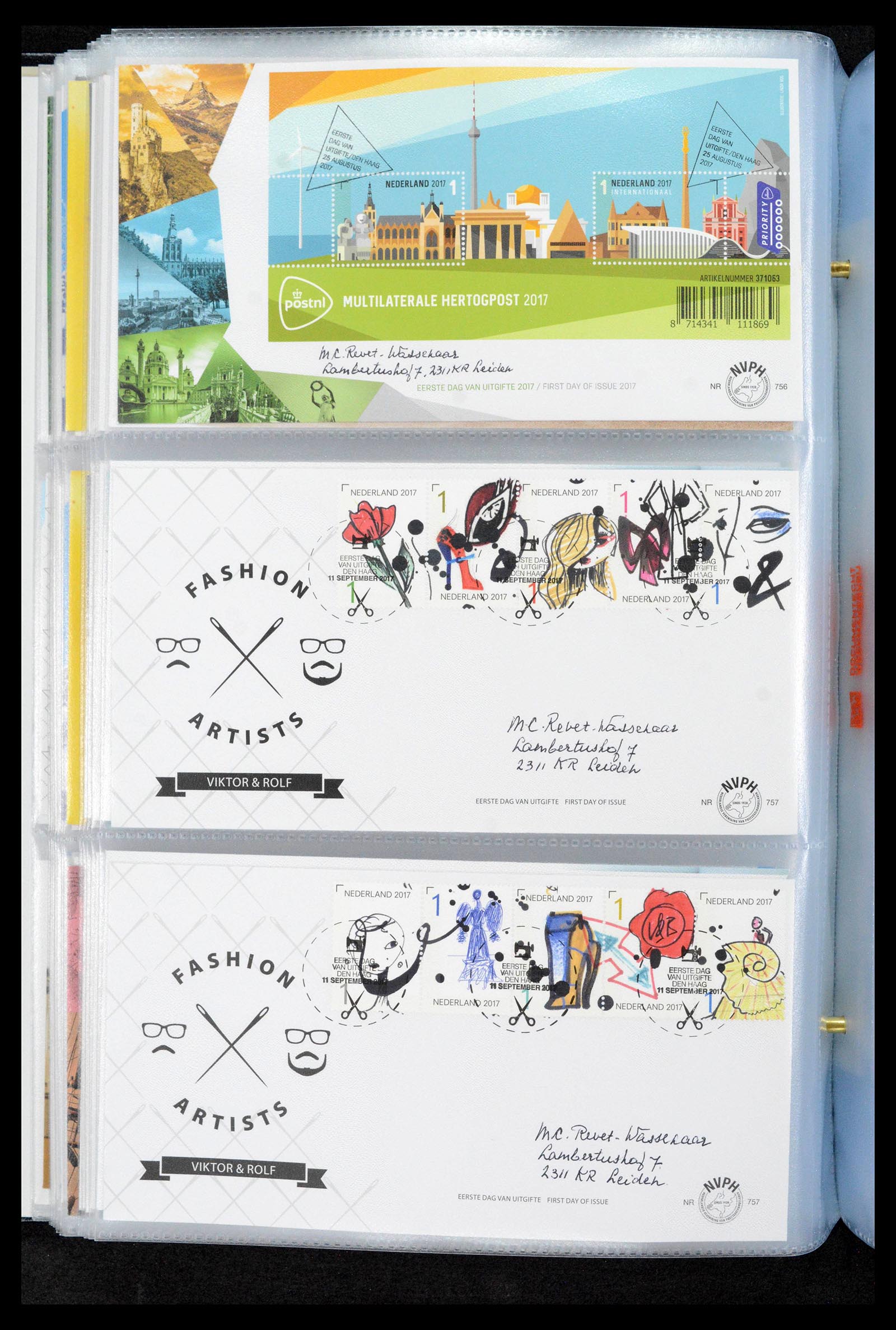 39132 0305 - Postzegelverzameling 39132 Nederland FDC's 1963-2017.