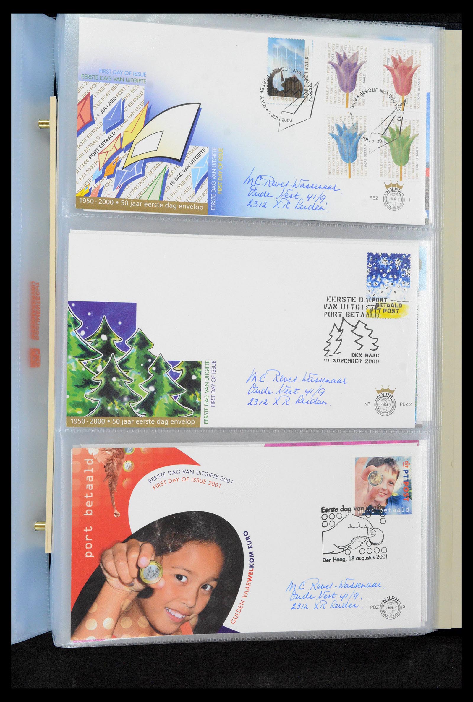 39132 0308 - Postzegelverzameling 39132 Nederland FDC's 1963-2017.