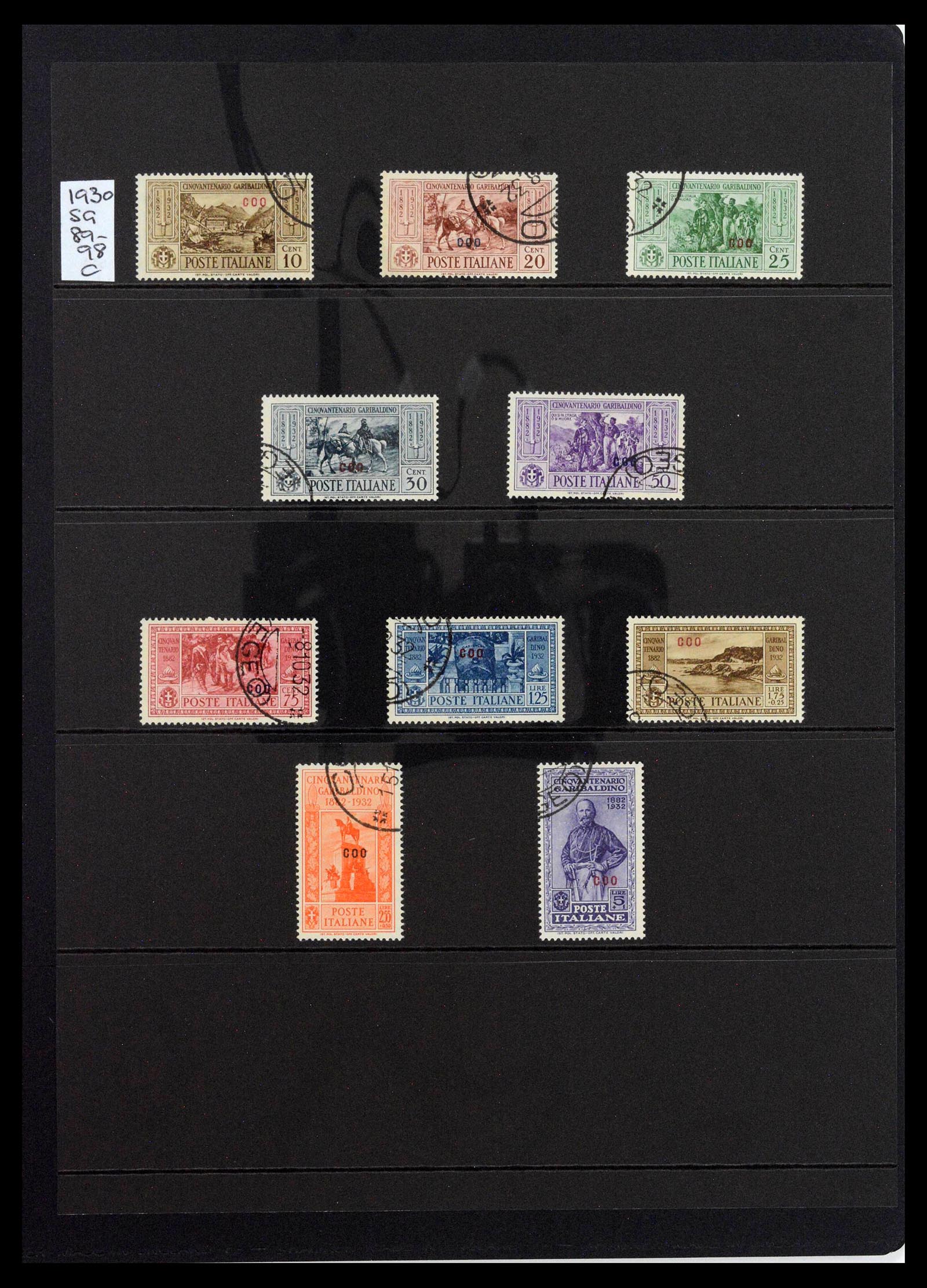 39140 0100 - Stamp collection 39140 Italian colonies 1874-1941.