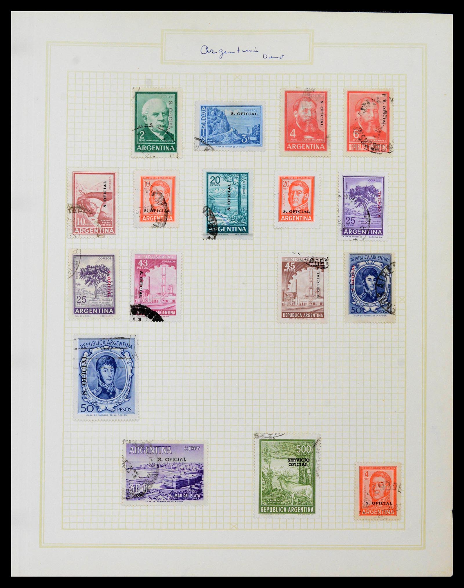 39146 0221 - Stamp collection 39146 Argentinia 1858-2014.