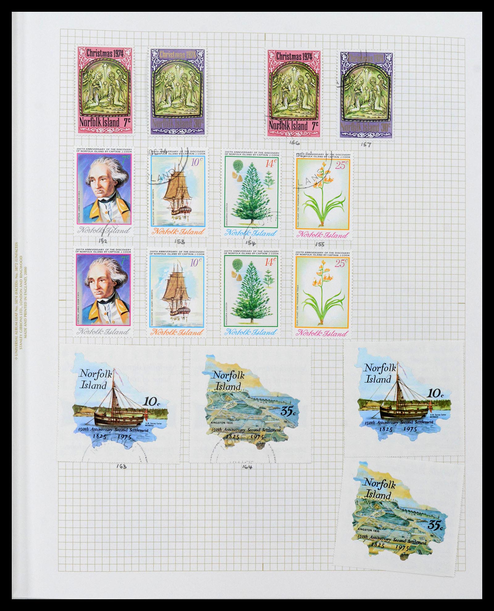 39152 0062 - Postzegelverzameling 39152 Engelse koloniën 1920-2002.