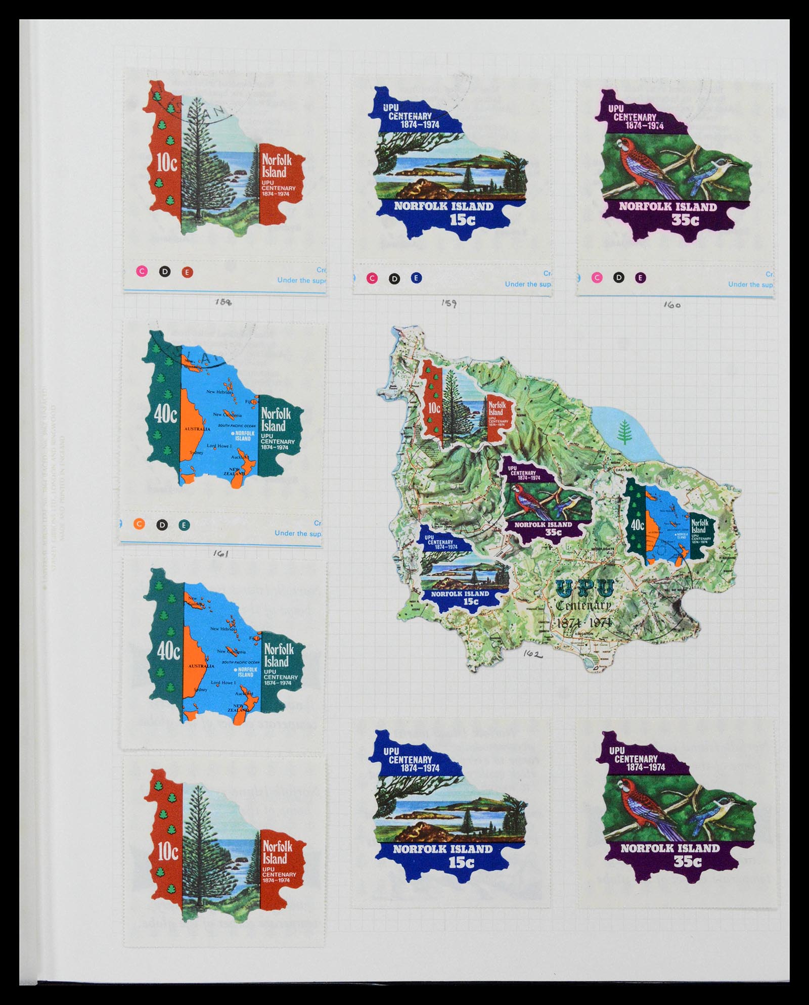 39152 0063 - Postzegelverzameling 39152 Engelse koloniën 1920-2002.