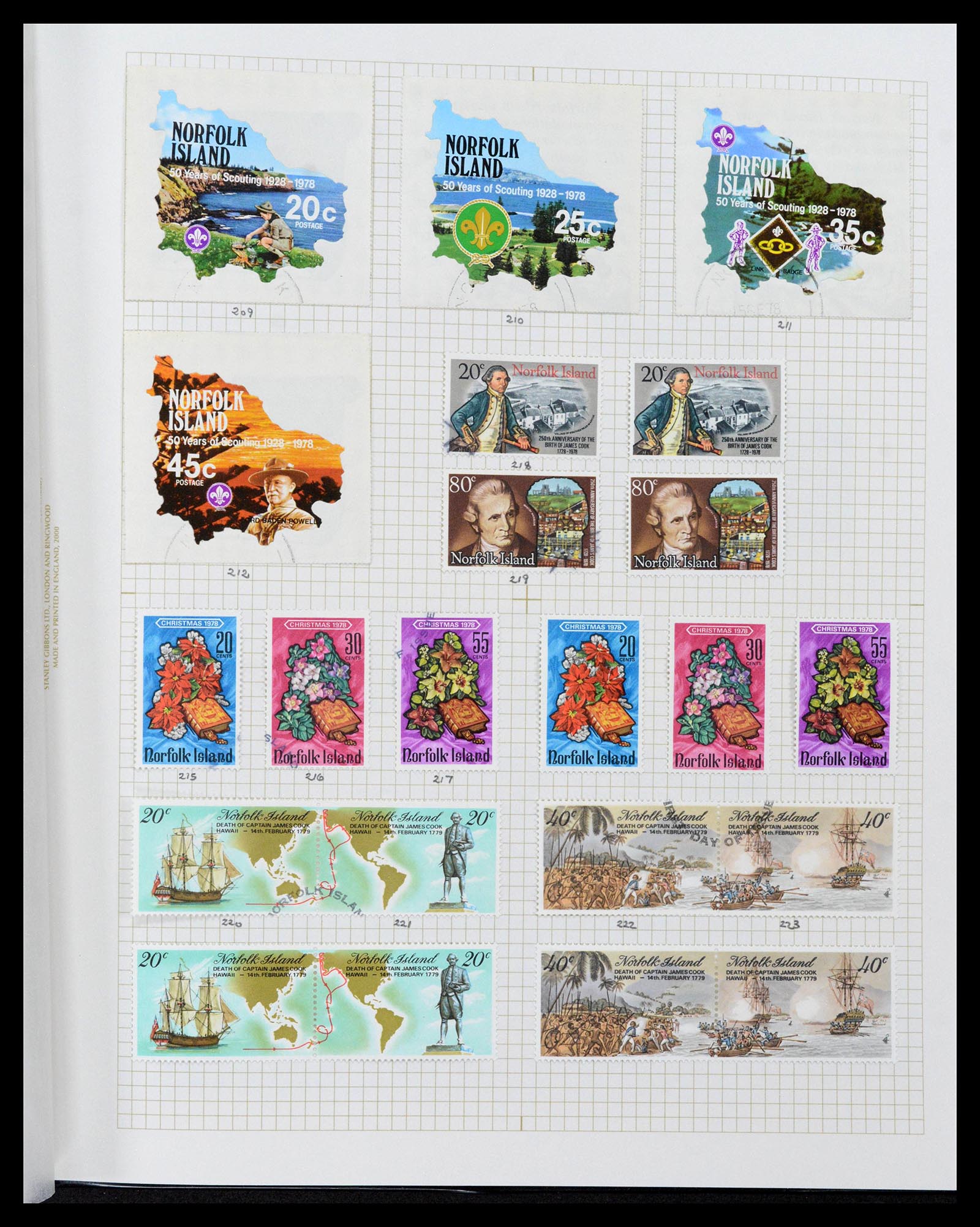 39152 0067 - Postzegelverzameling 39152 Engelse koloniën 1920-2002.