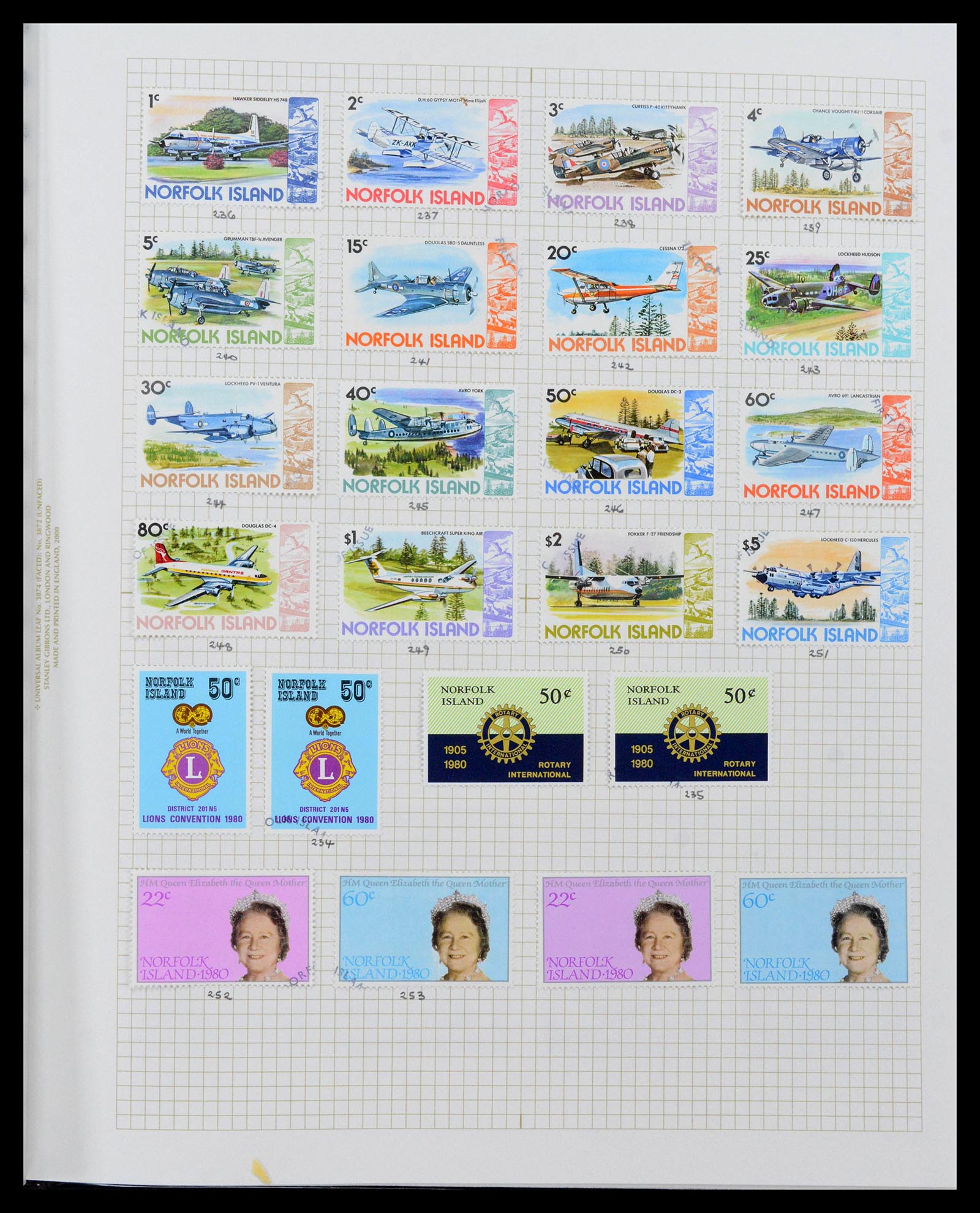 39152 0069 - Postzegelverzameling 39152 Engelse koloniën 1920-2002.