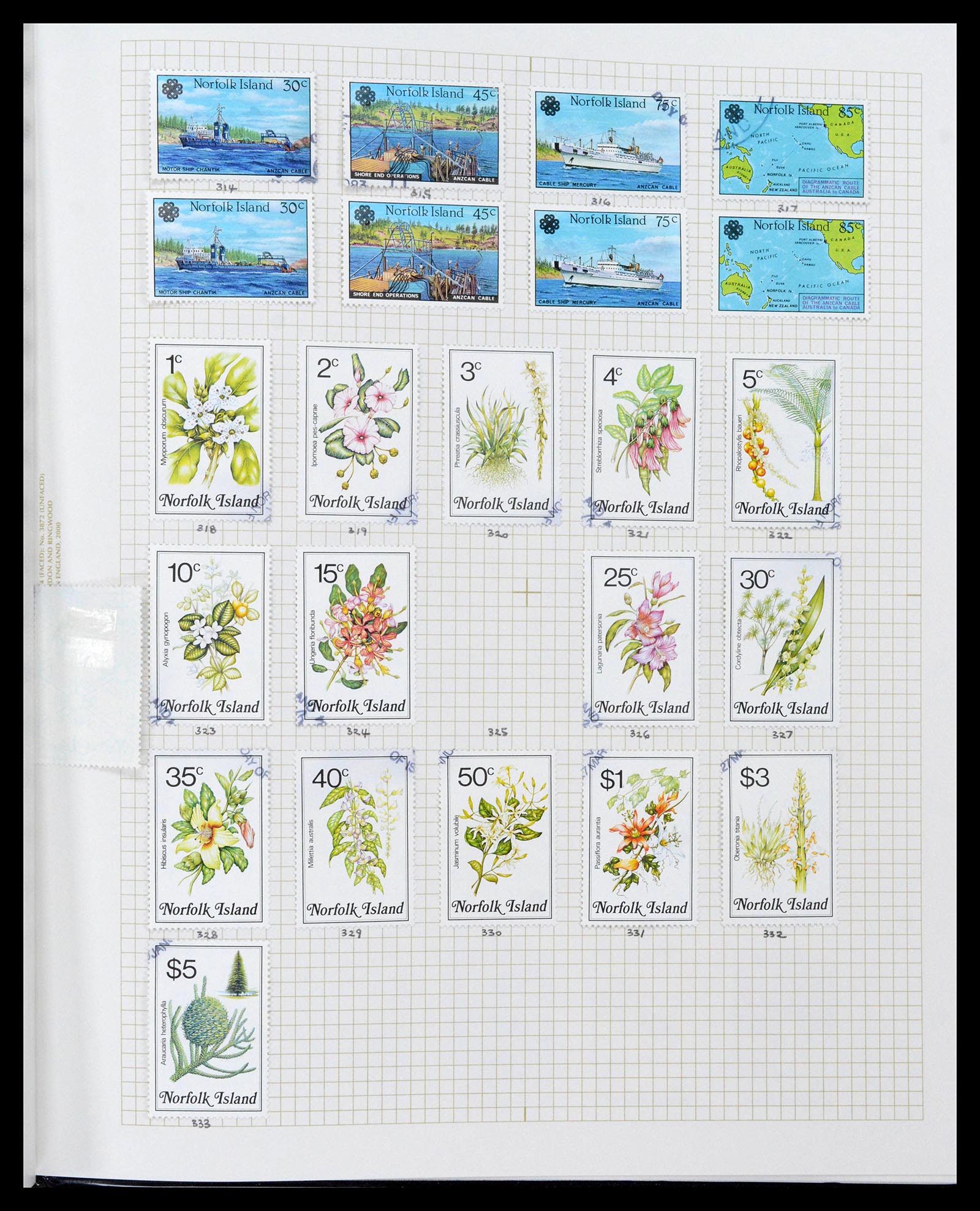 39152 0074 - Postzegelverzameling 39152 Engelse koloniën 1920-2002.